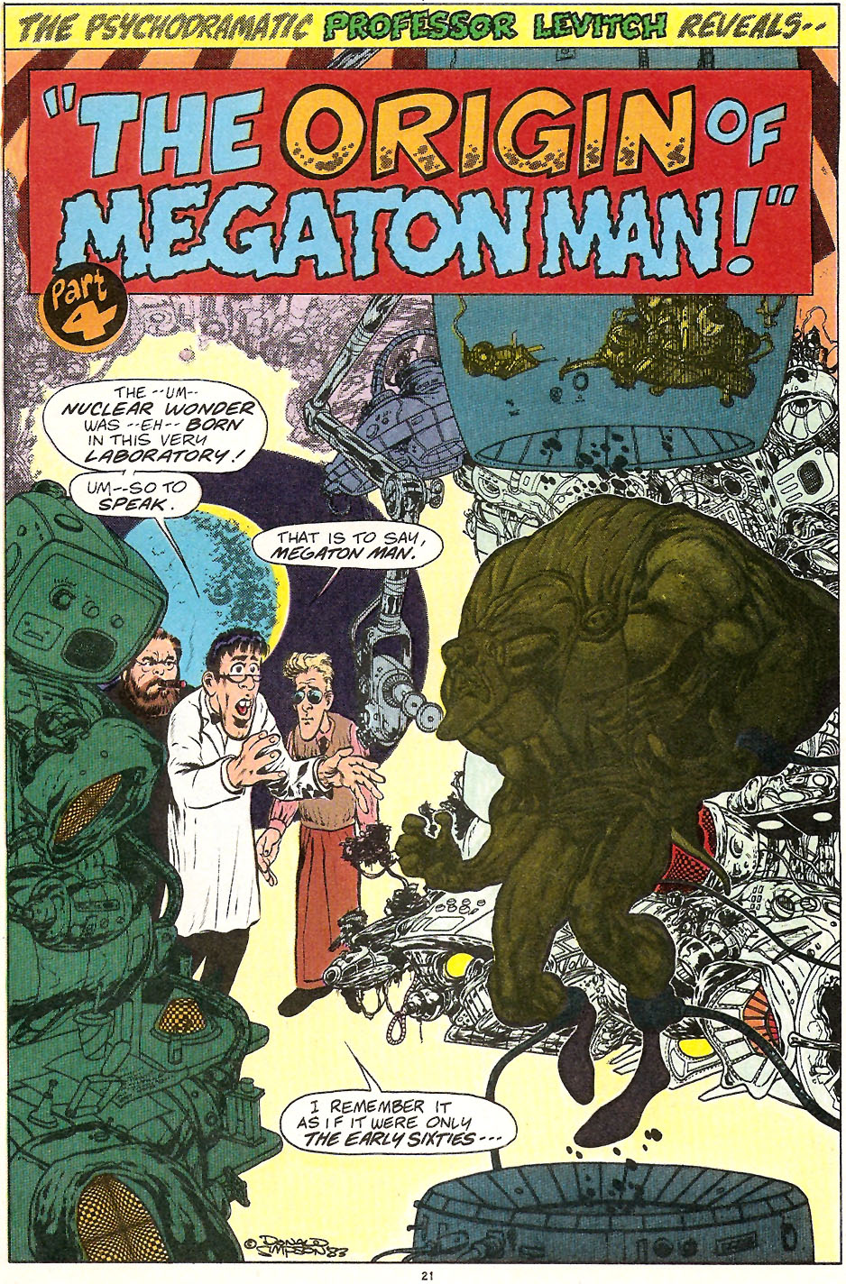 Read online Megaton Man comic -  Issue #1 - 23