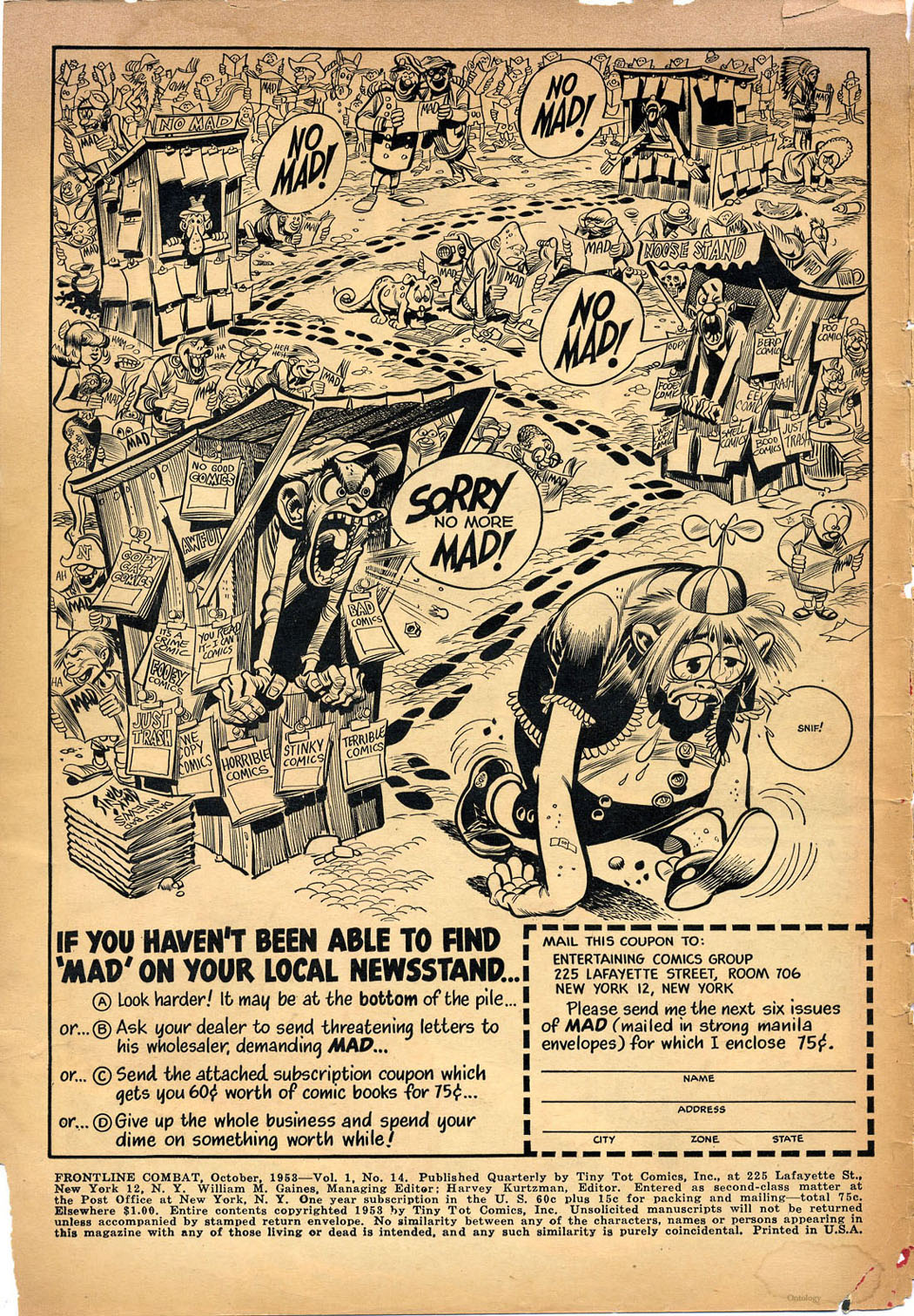 Read online Frontline Combat comic -  Issue #14 - 2