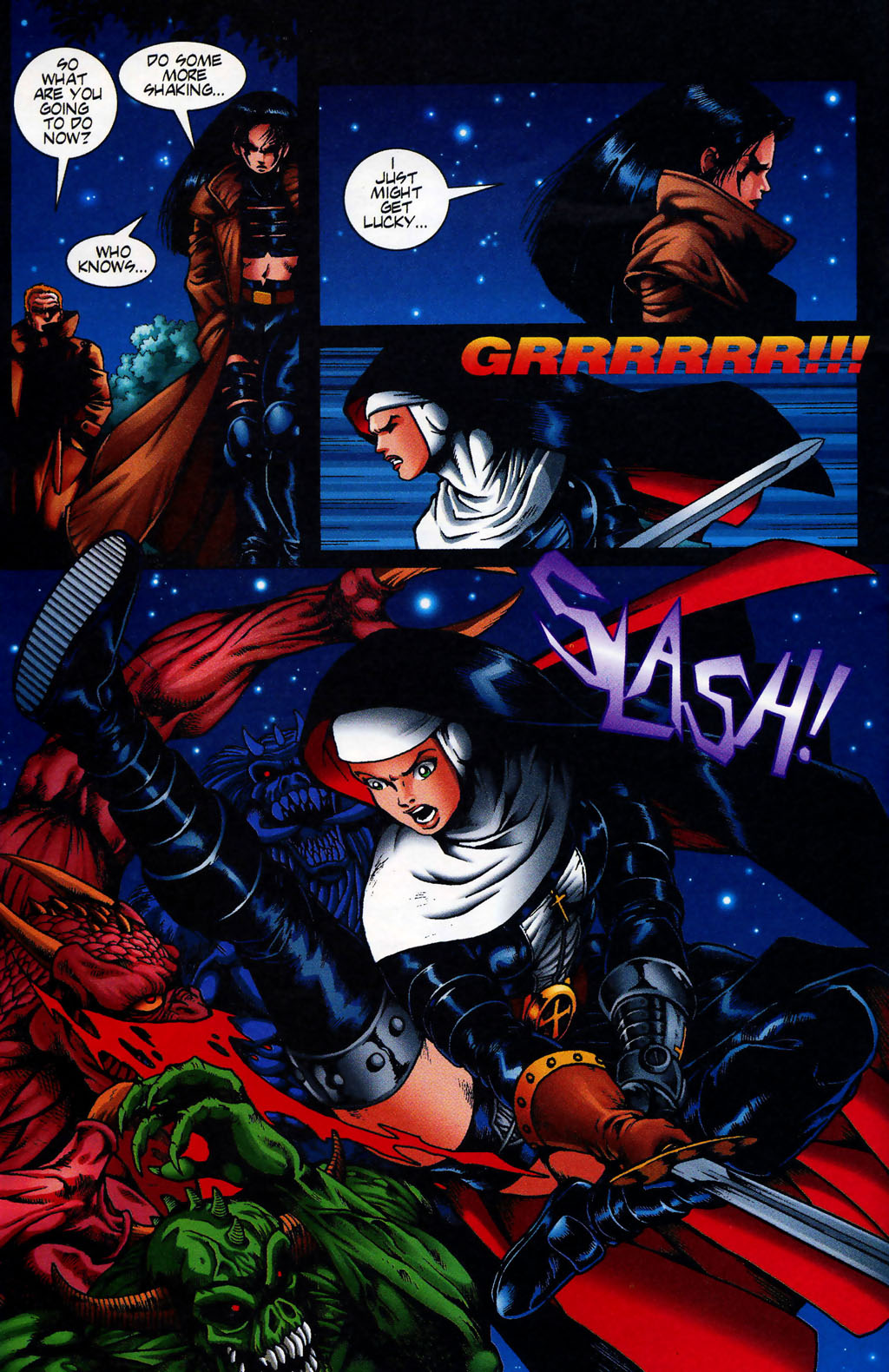Read online Warrior Nun Areala vs. Razor comic -  Issue # Full - 14