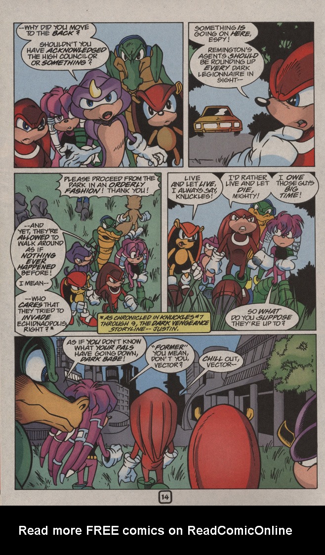 Read online Knuckles the Echidna comic -  Issue #23 - 20