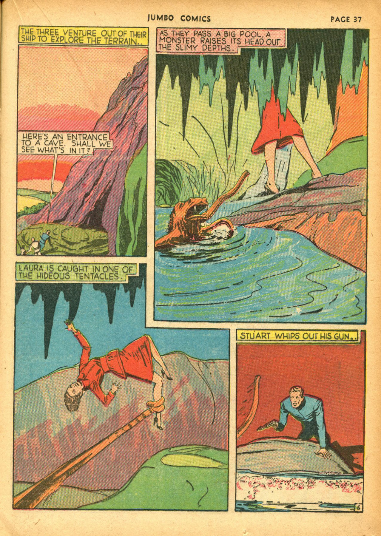Read online Jumbo Comics comic -  Issue #15y - 39