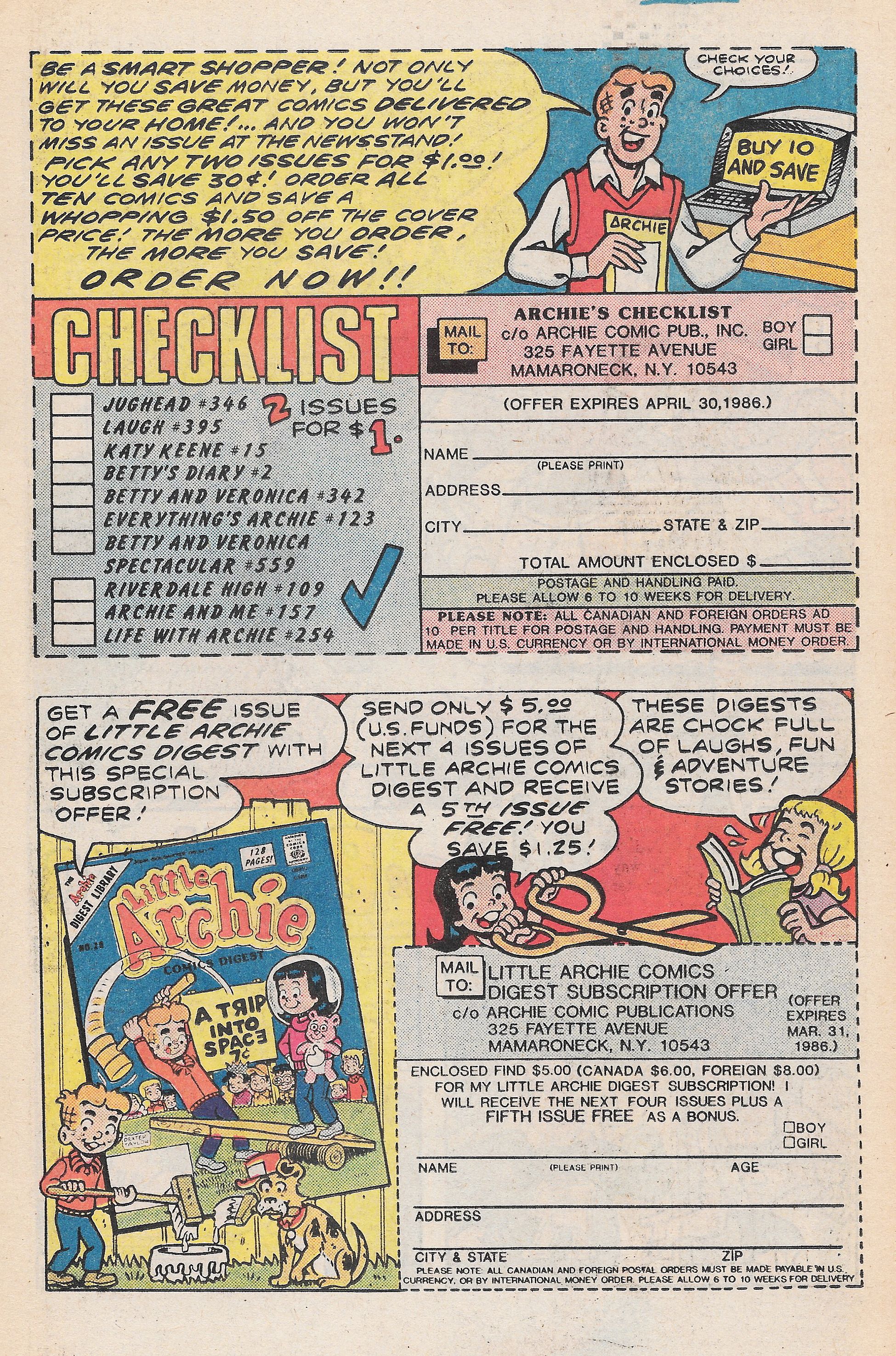 Read online Life With Archie (1958) comic -  Issue #254 - 19