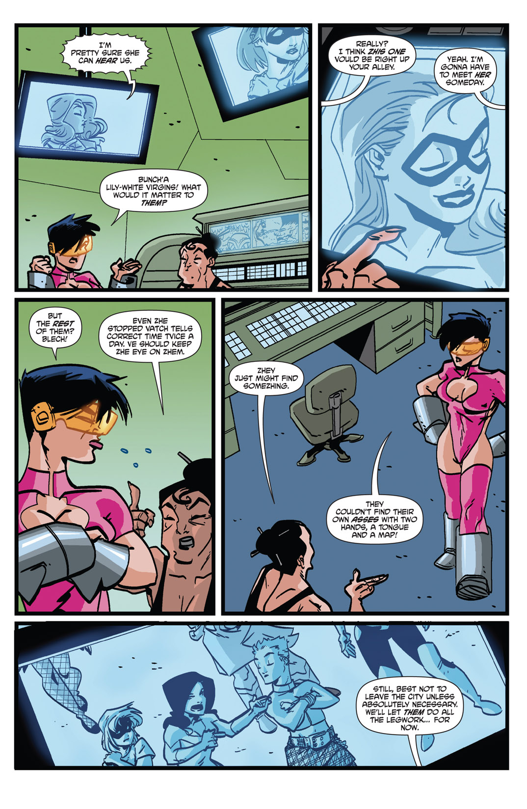 Read online Bomb Queen Presents: All-Girl Comics comic -  Issue # Full - 7