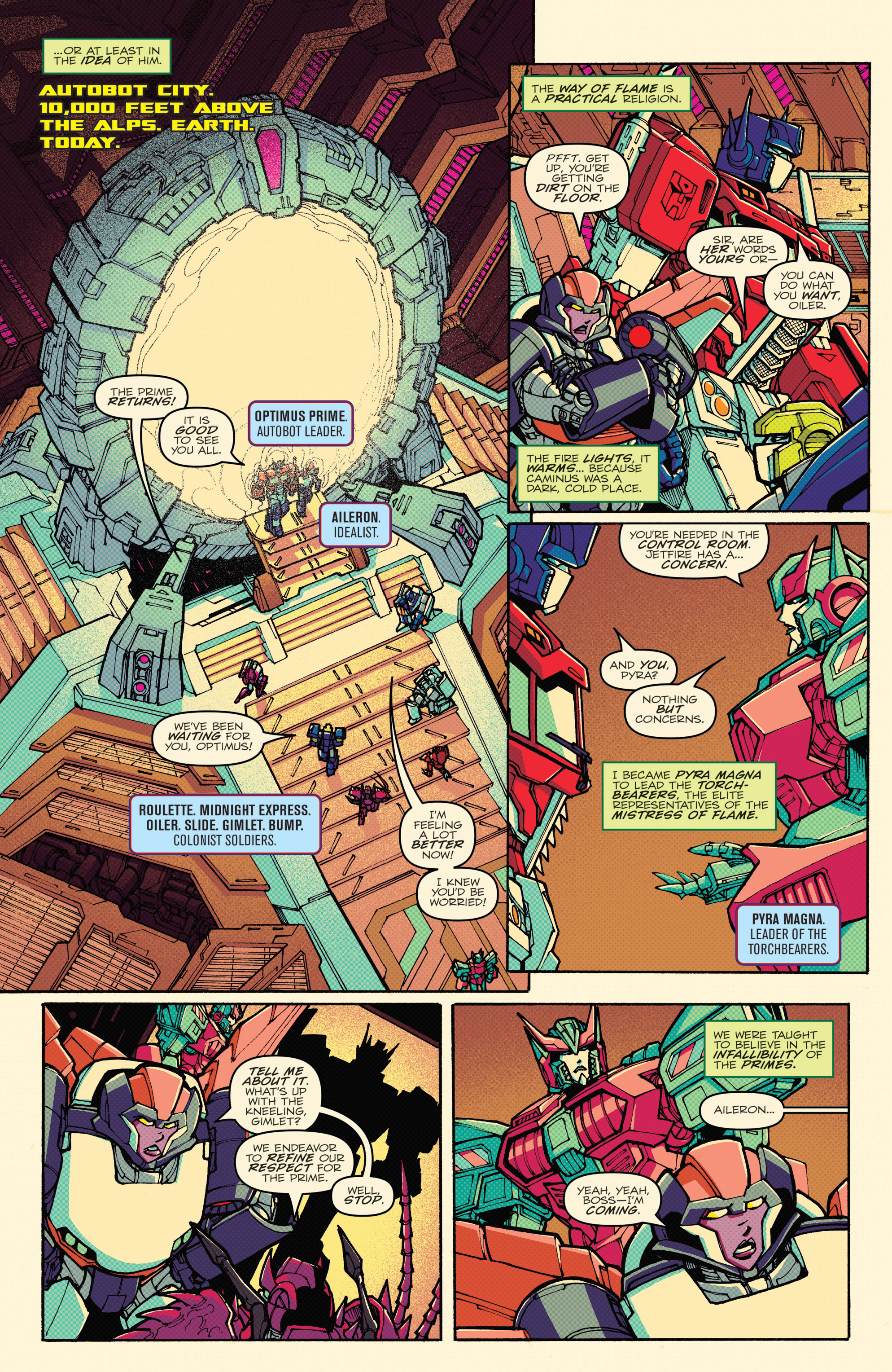 Read online Optimus Prime comic -  Issue #4 - 9