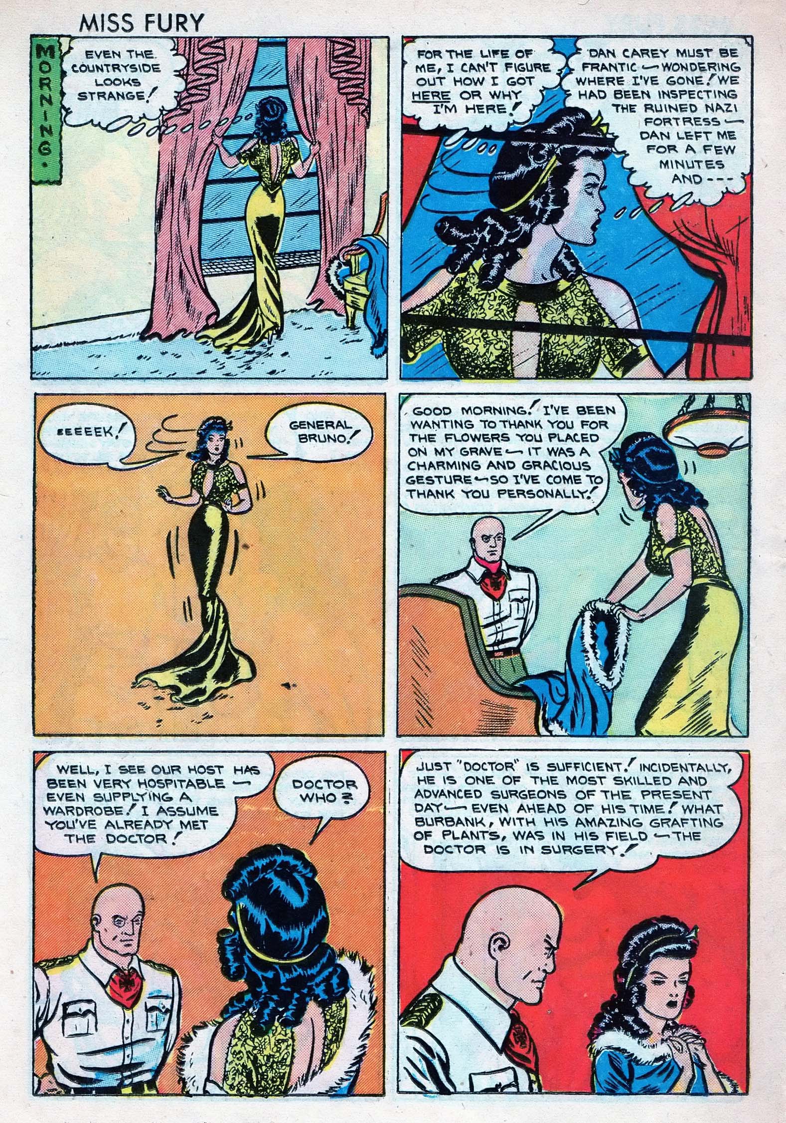 Read online Miss Fury (1942) comic -  Issue #5 - 34