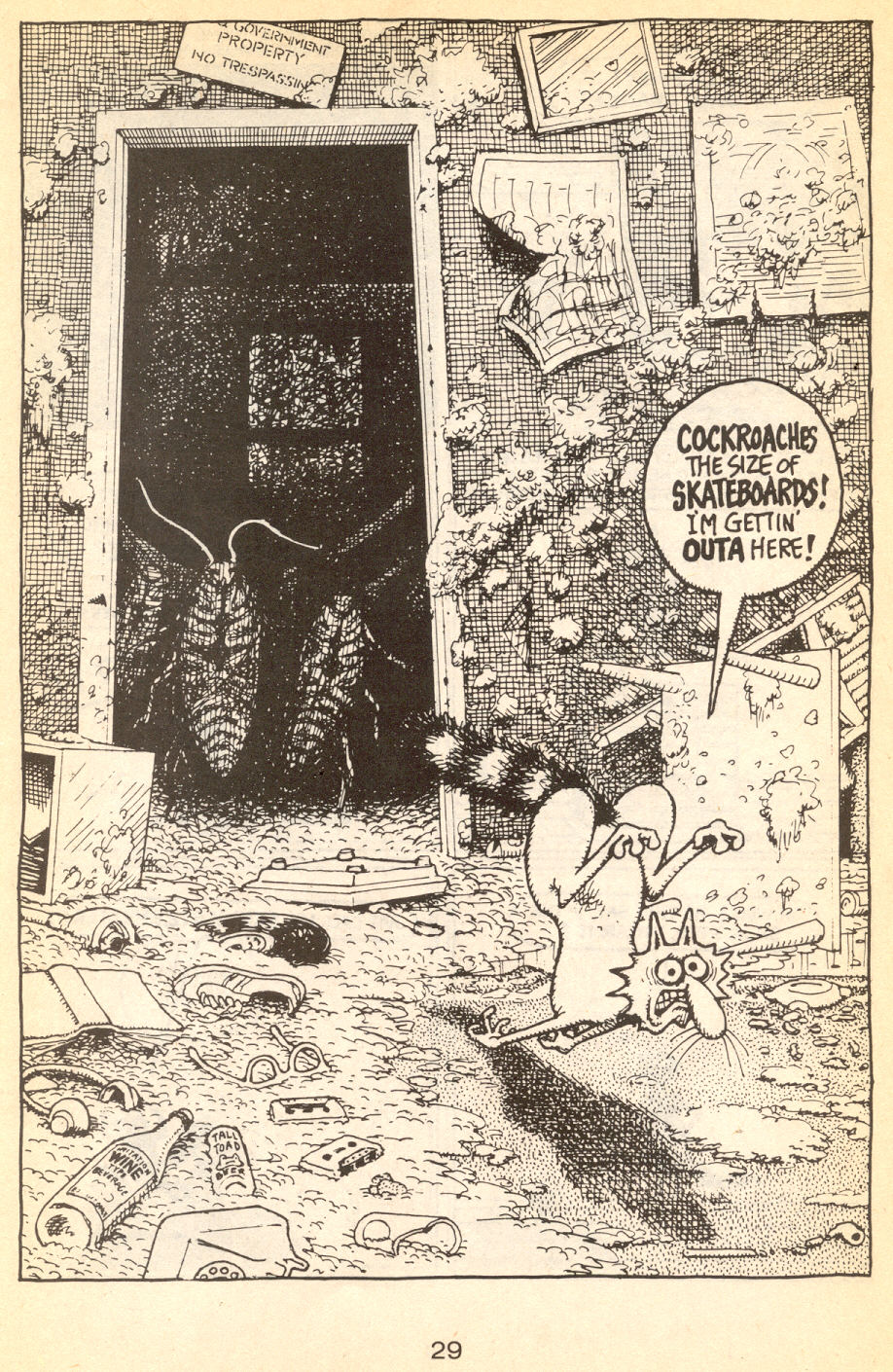 Read online Adventures of Fat Freddy's Cat comic -  Issue #6 - 31