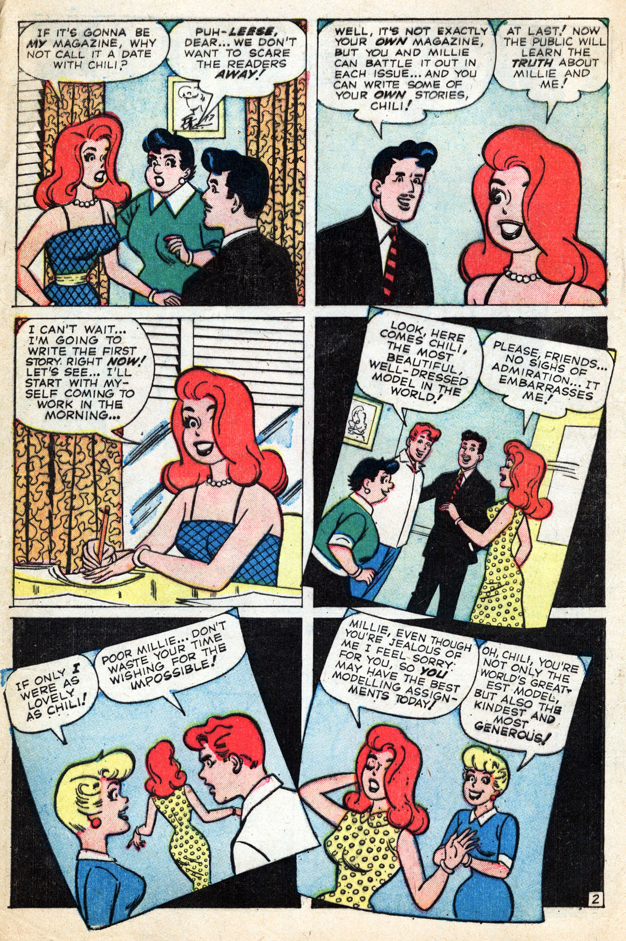 Read online A Date with Millie (1959) comic -  Issue #1 - 4