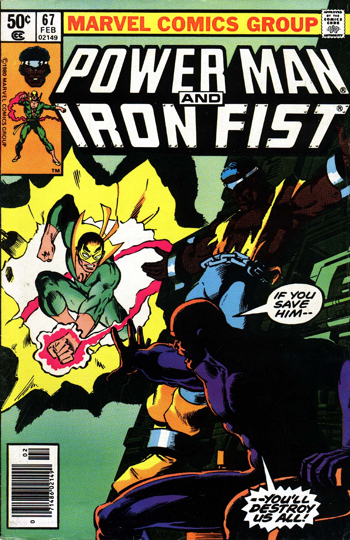 Read online Power Man and Iron Fist (1978) comic -  Issue #67 - 1