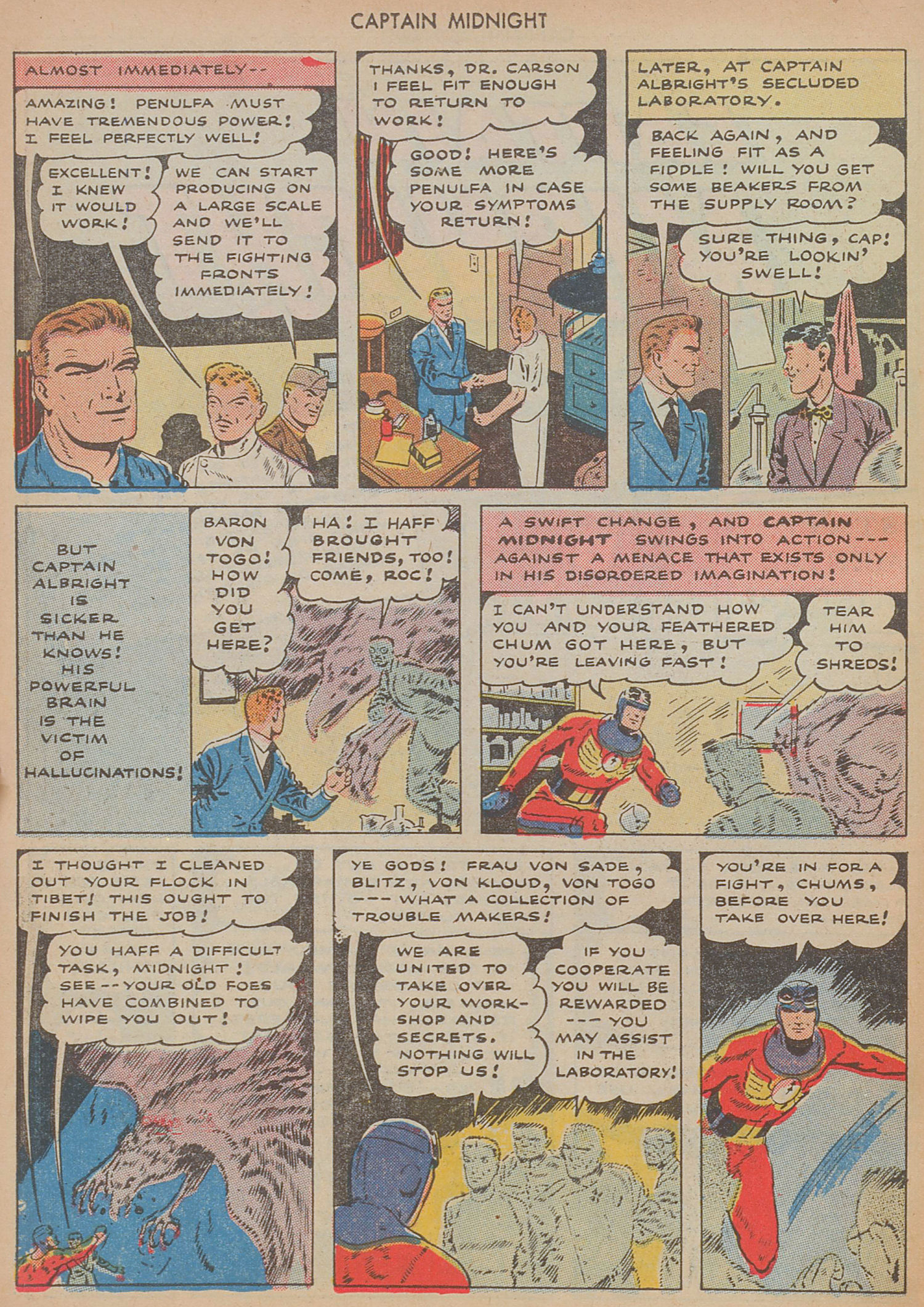 Read online Captain Midnight (1942) comic -  Issue #29 - 26