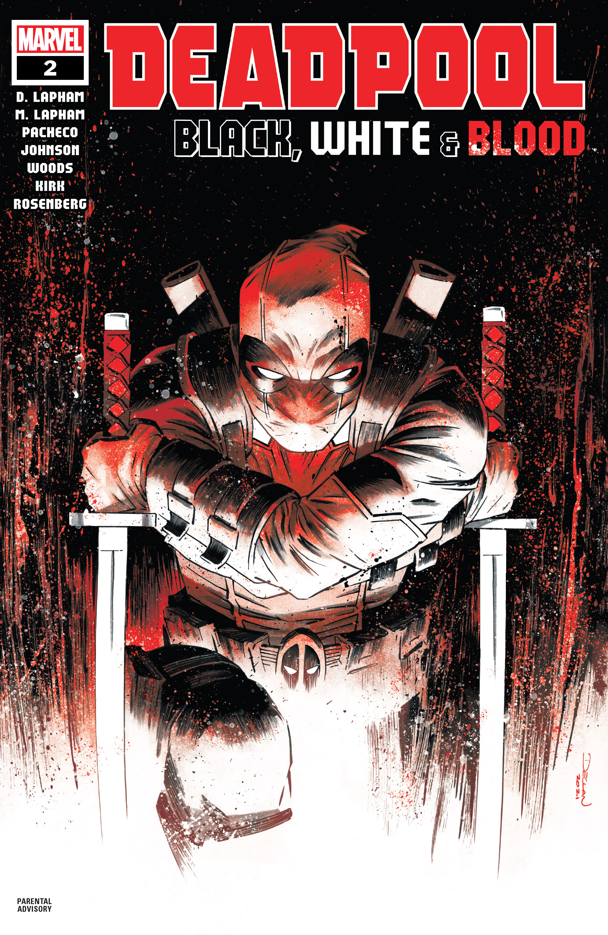 Read online Deadpool: Black, White & Blood comic -  Issue #2 - 1