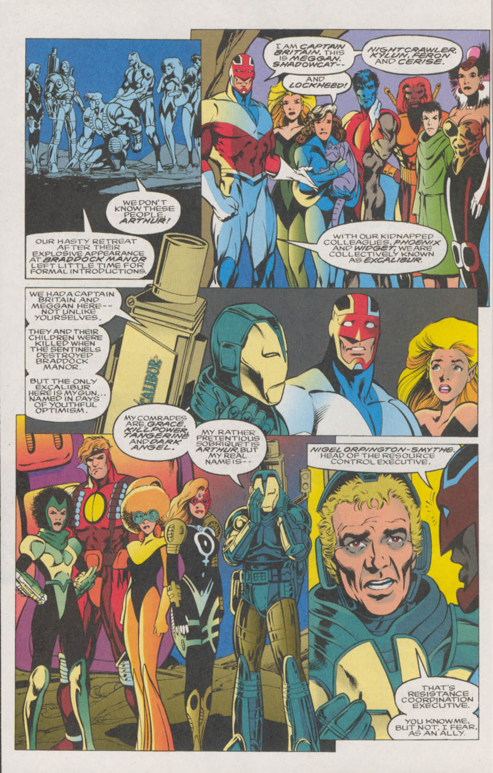 Read online Excalibur (1988) comic -  Issue #67 - 7