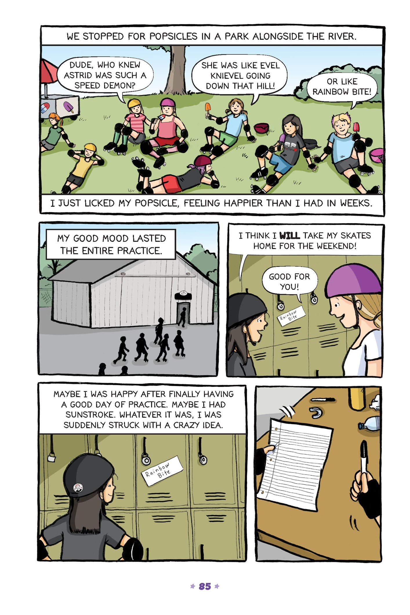 Read online Roller Girl comic -  Issue # TPB (Part 1) - 82