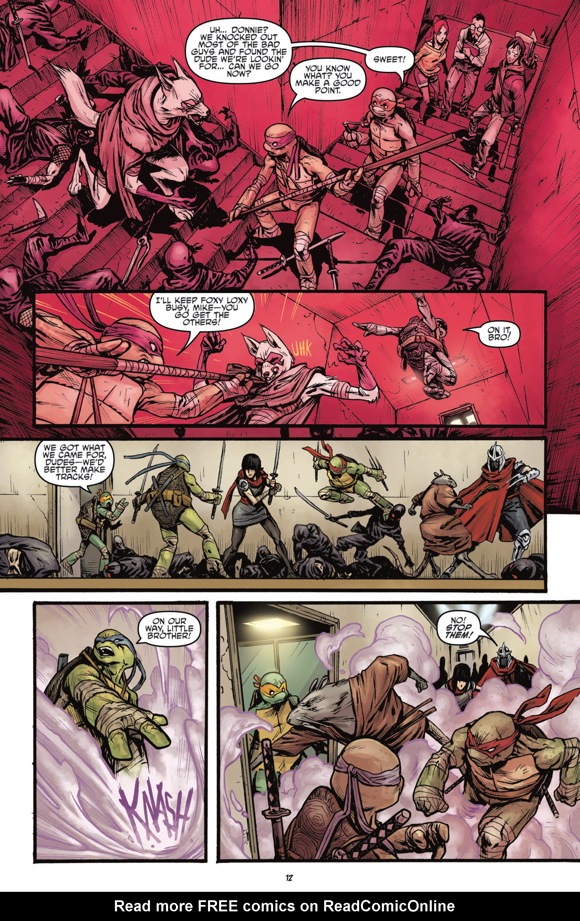 Read online Teenage Mutant Ninja Turtles: The Secret History of the Foot Clan comic -  Issue #3 - 13