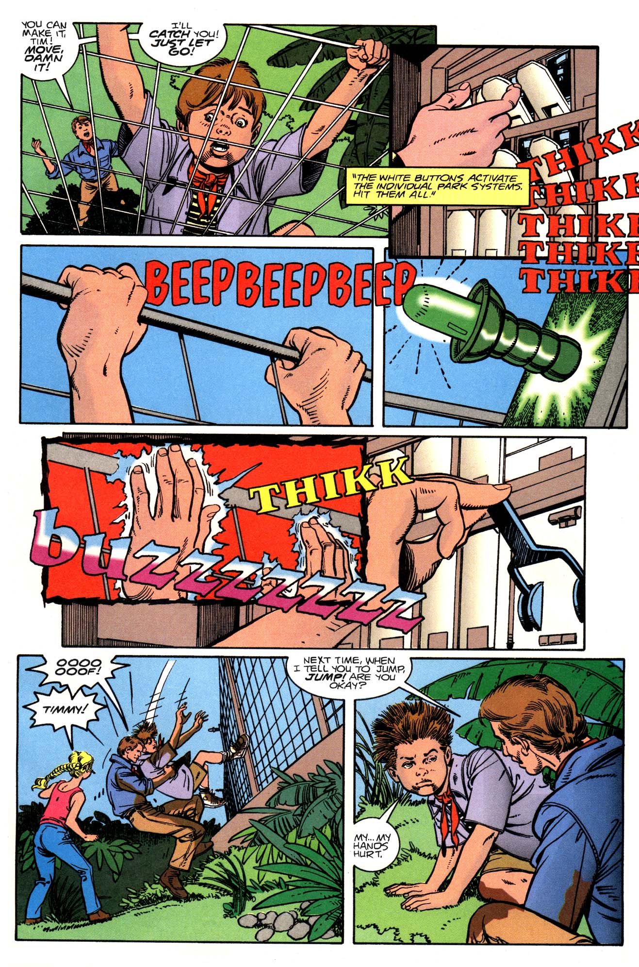 Read online Jurassic Park (1993) comic -  Issue #4 - 17