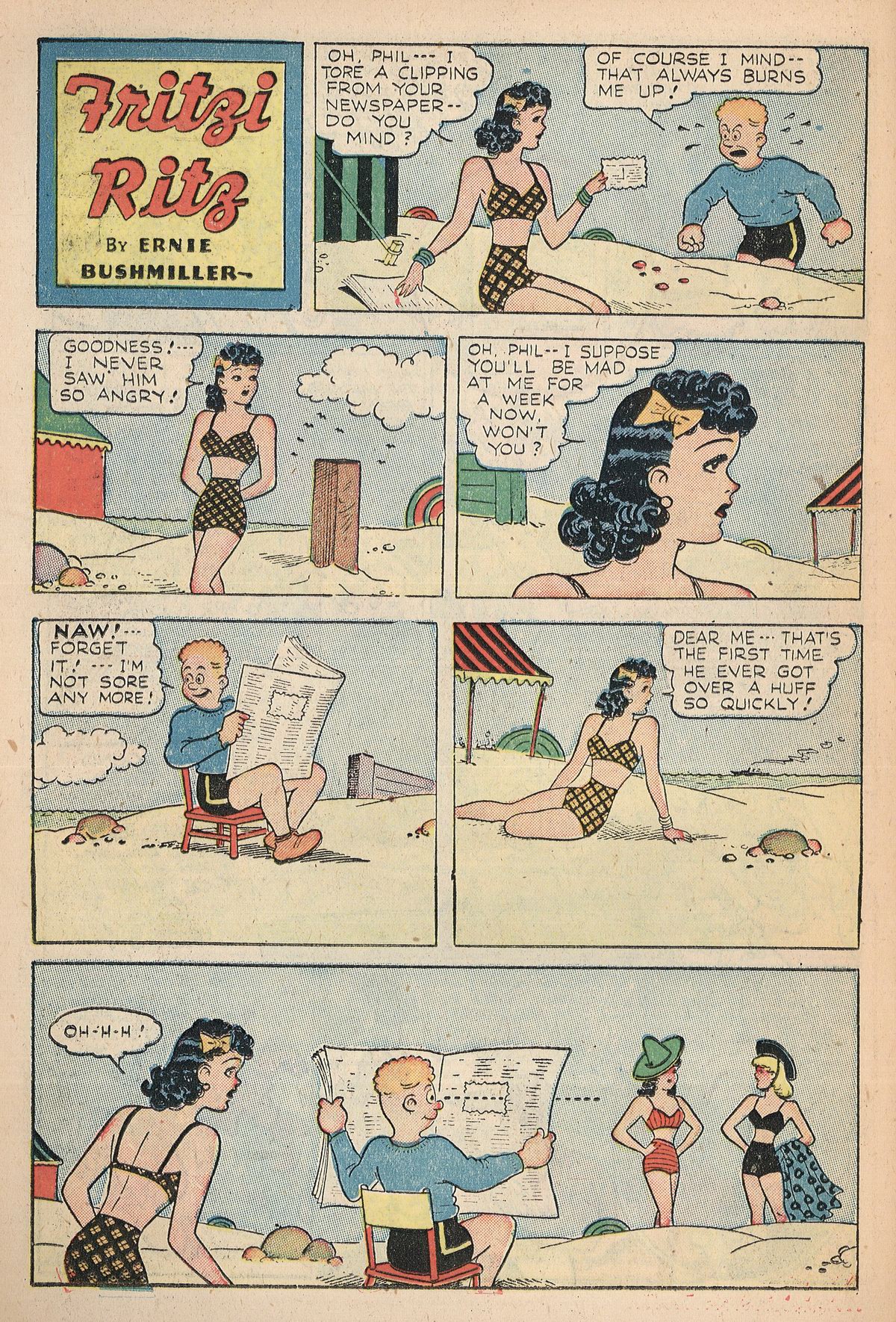Read online Fritzi Ritz (1953) comic -  Issue #5 - 22