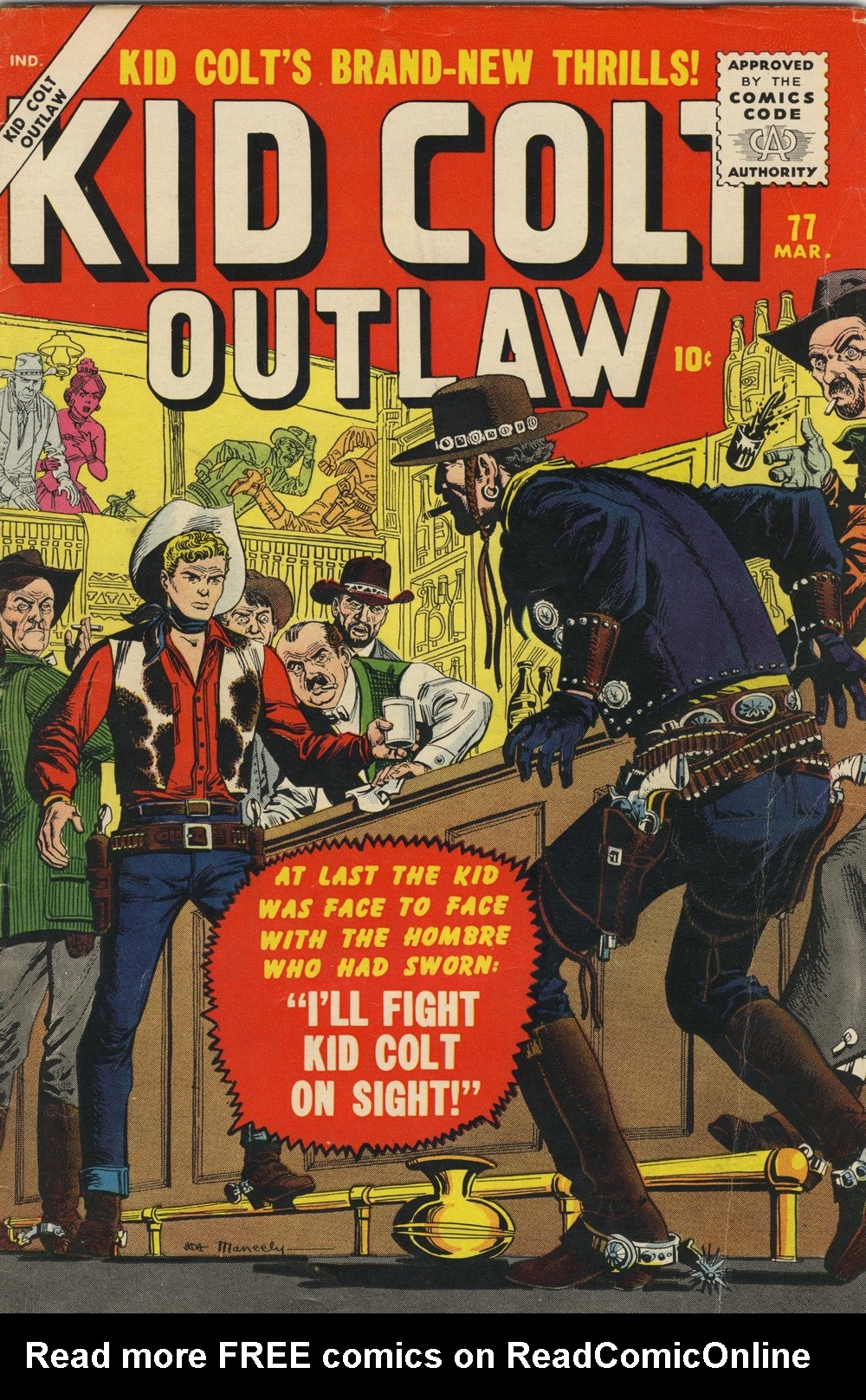 Read online Kid Colt Outlaw comic -  Issue #77 - 1