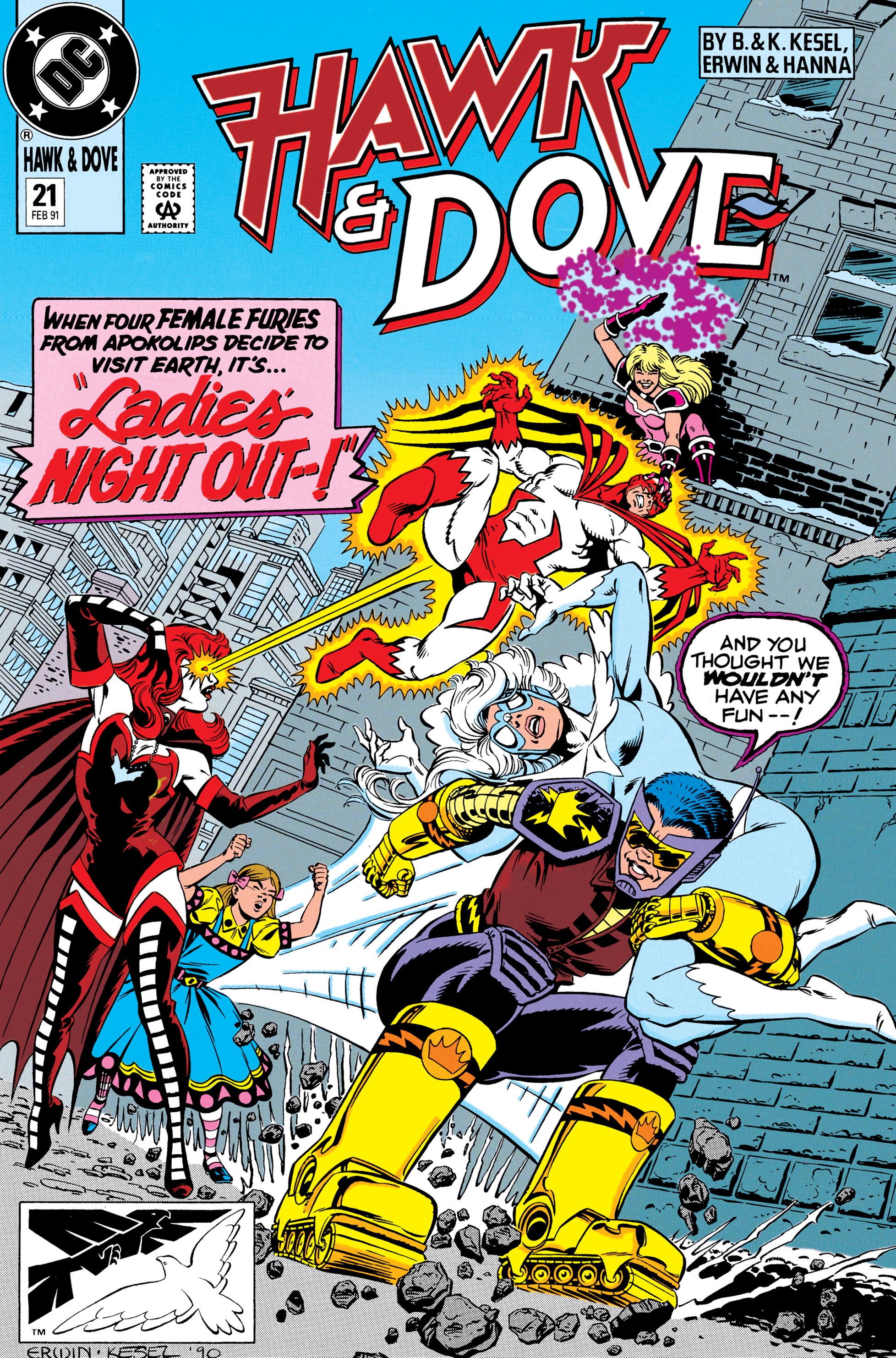 Read online Hawk and Dove (1989) comic -  Issue #21 - 1