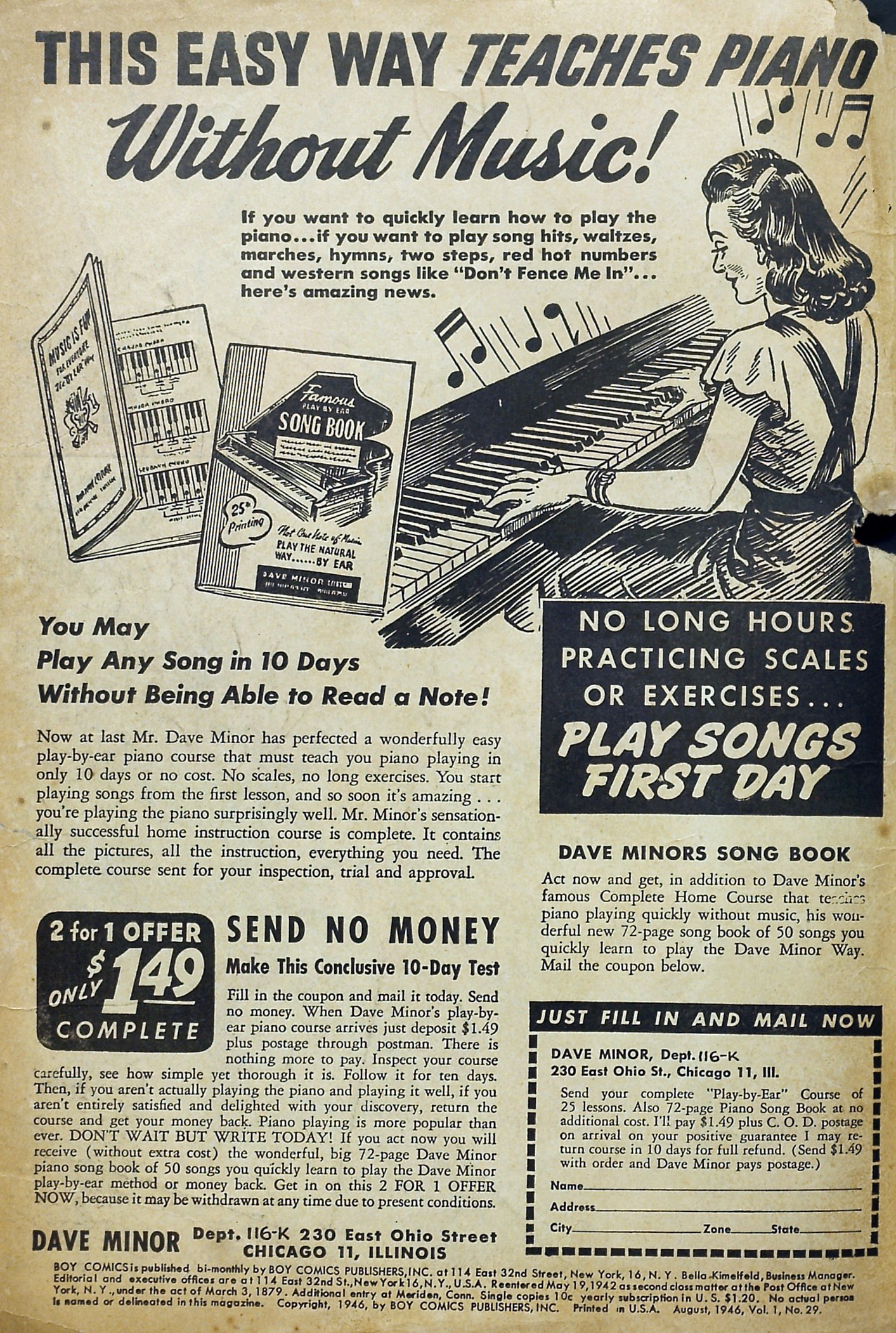 Read online Boy Comics comic -  Issue #29 - 2