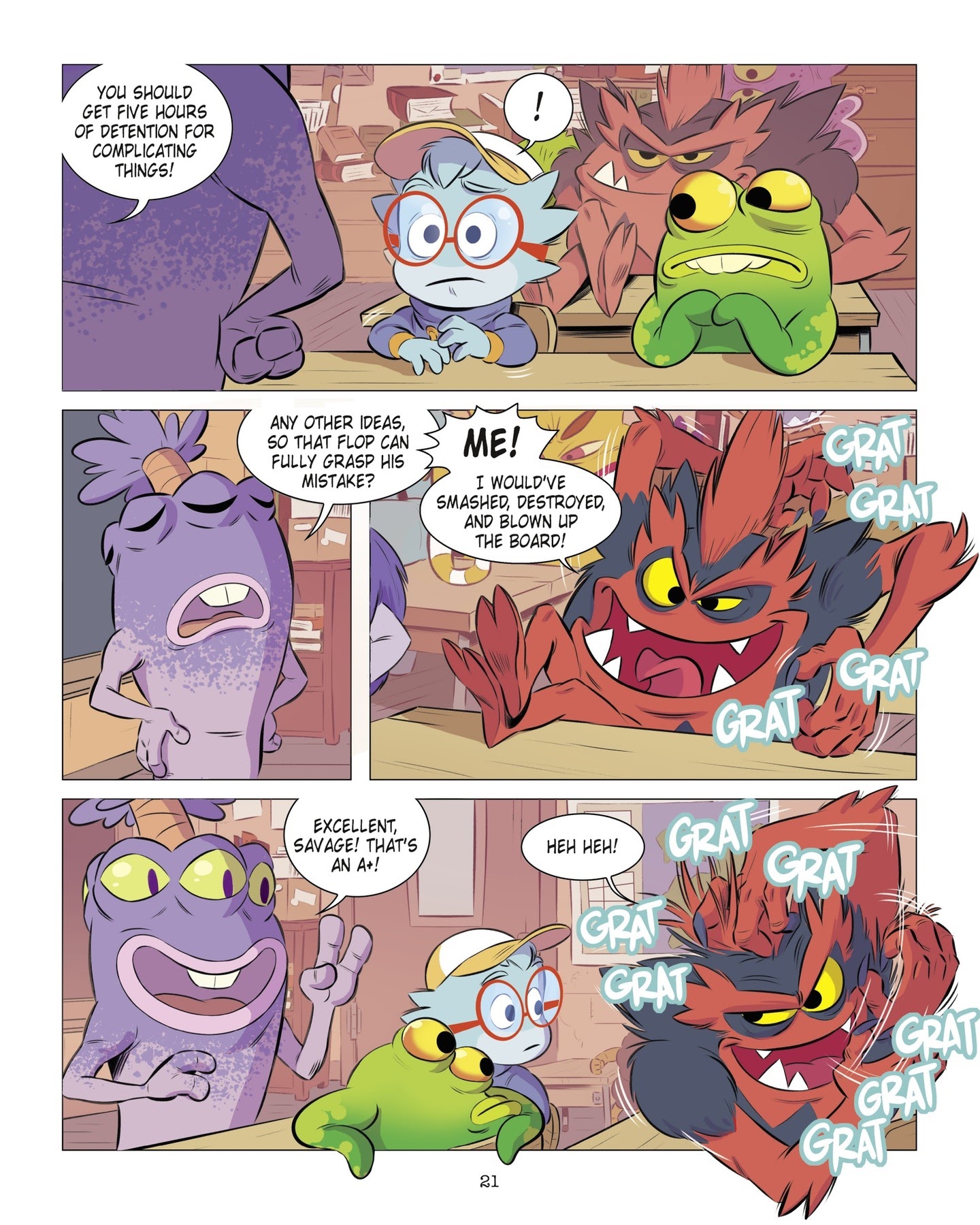 Read online The School for Little Monsters: It's Tough Being Flop comic -  Issue # TPB - 21