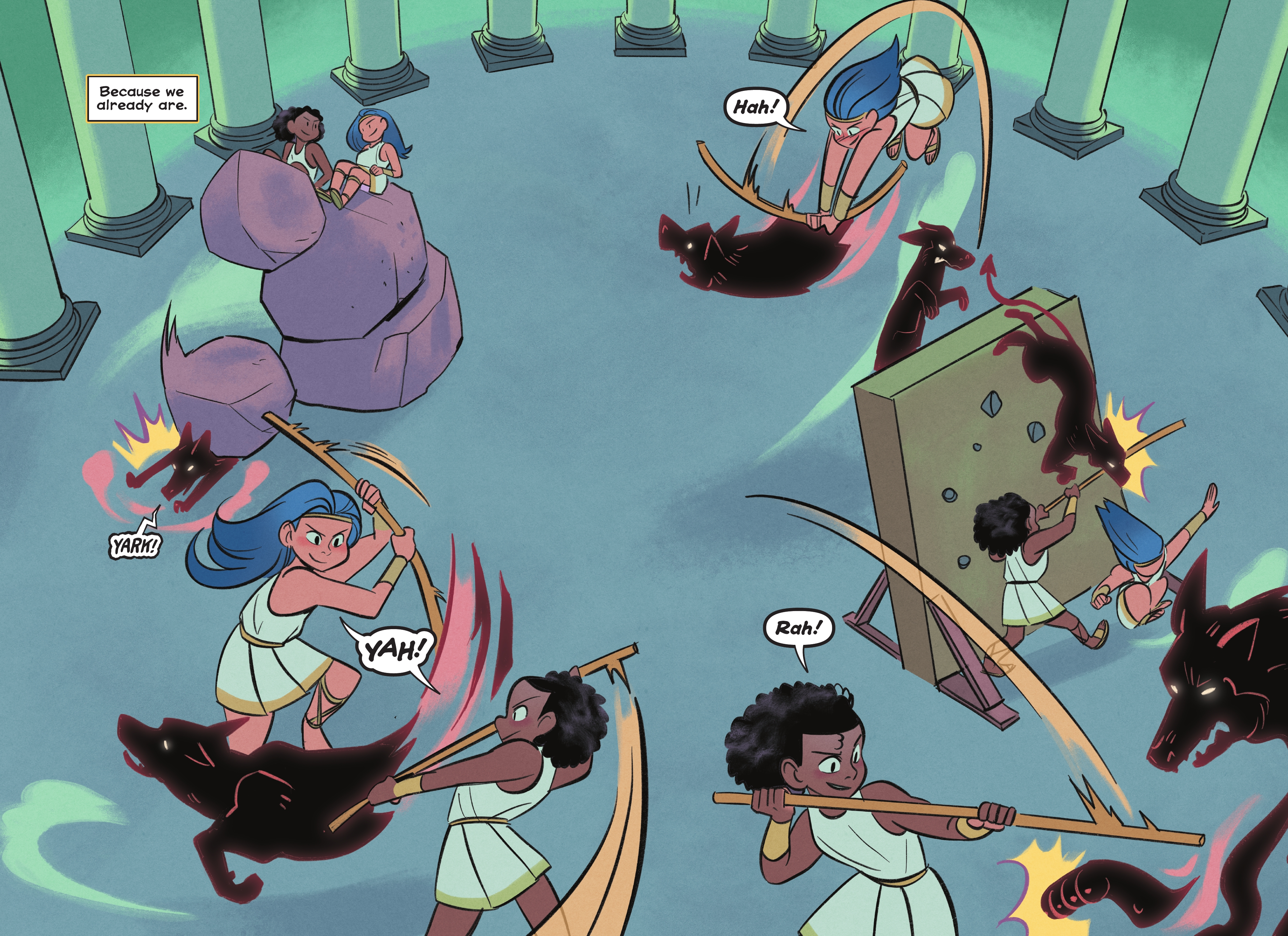 Read online Diana and Nubia: Princesses of the Amazons comic -  Issue # TPB (Part 2) - 34