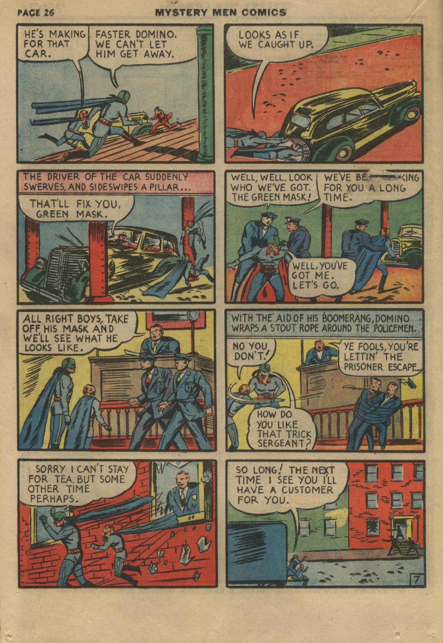 Read online Mystery Men Comics comic -  Issue #15 - 28