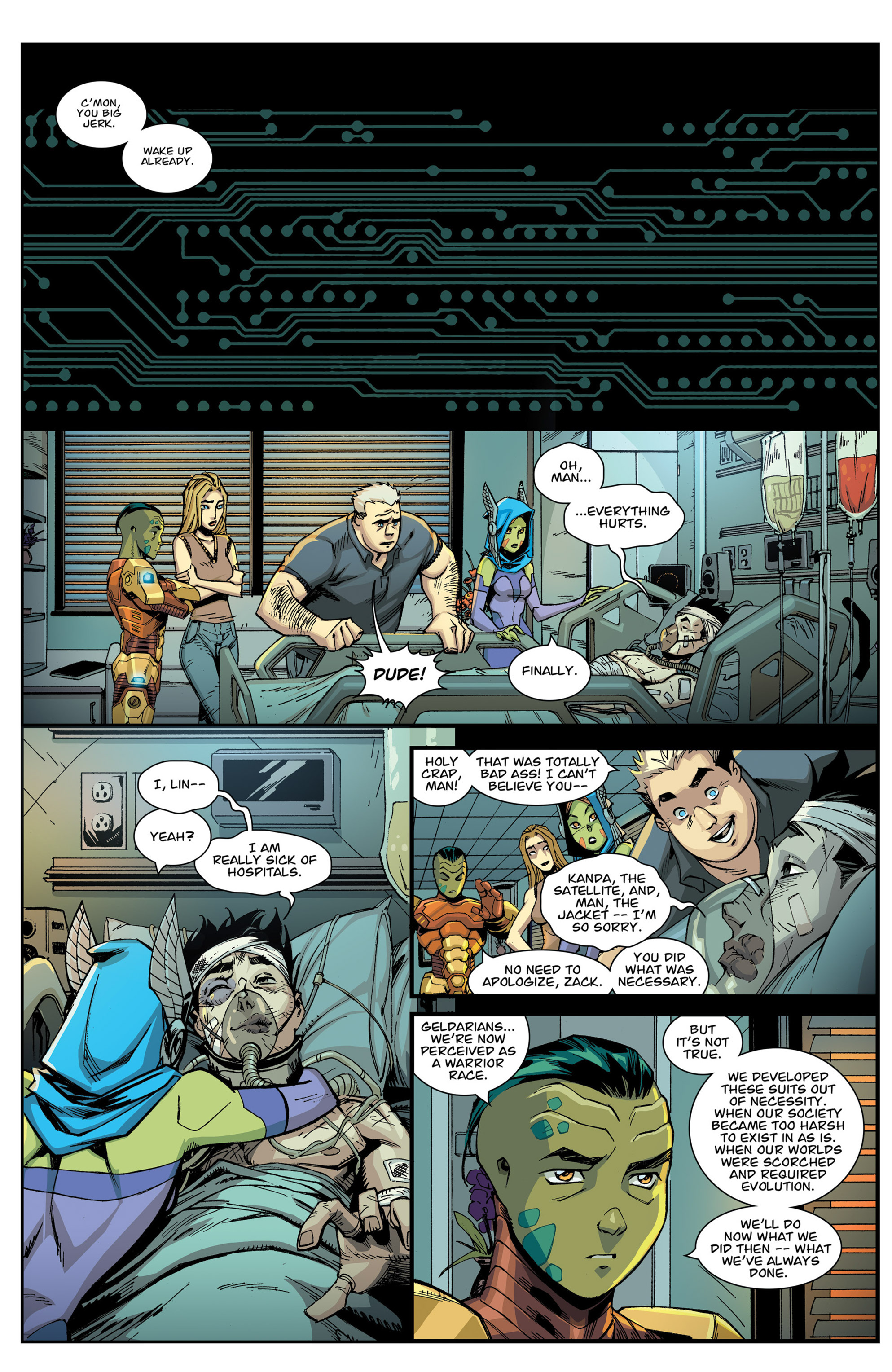 Read online Tech Jacket (2002) comic -  Issue # TPB 2 - 115