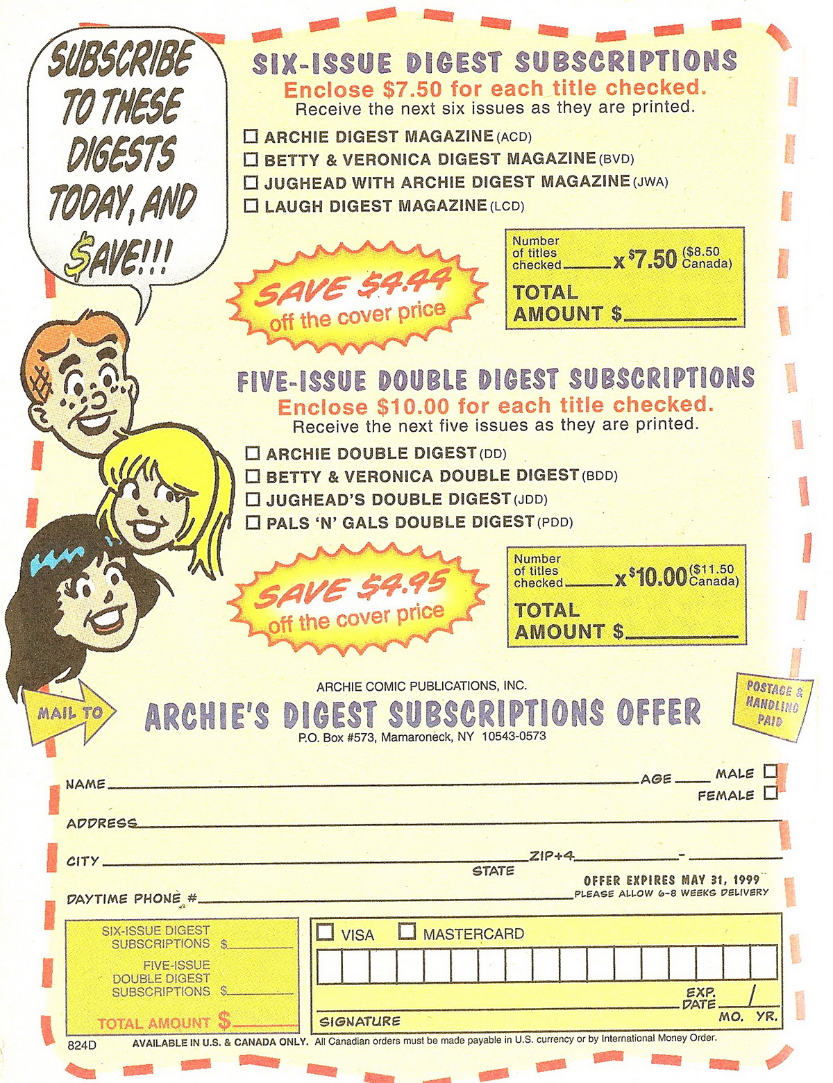 Archie's Pals 'n' Gals Double Digest Magazine issue 41 - Page 194