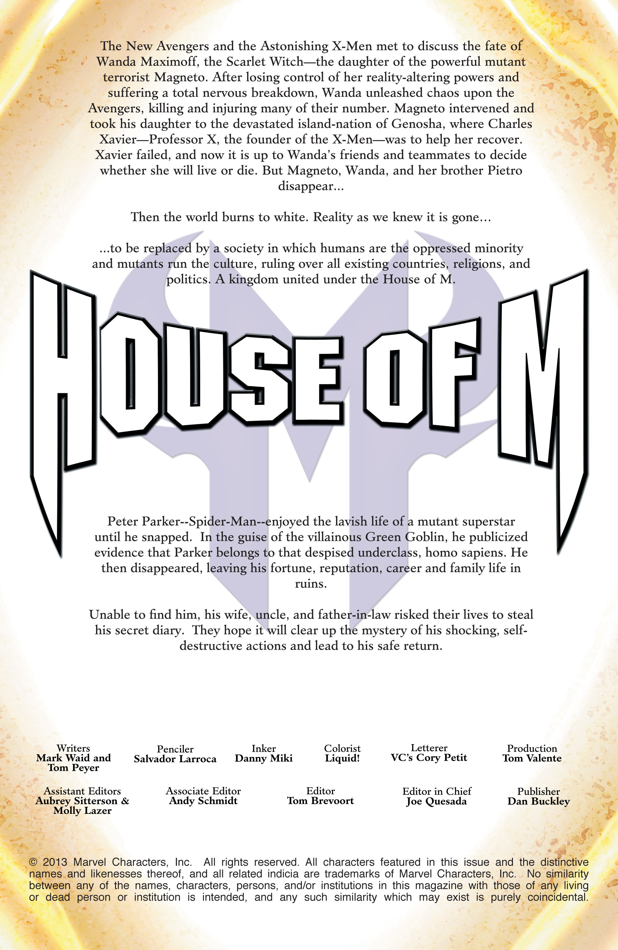 Read online Spider-Man: House of M comic -  Issue #5 - 2
