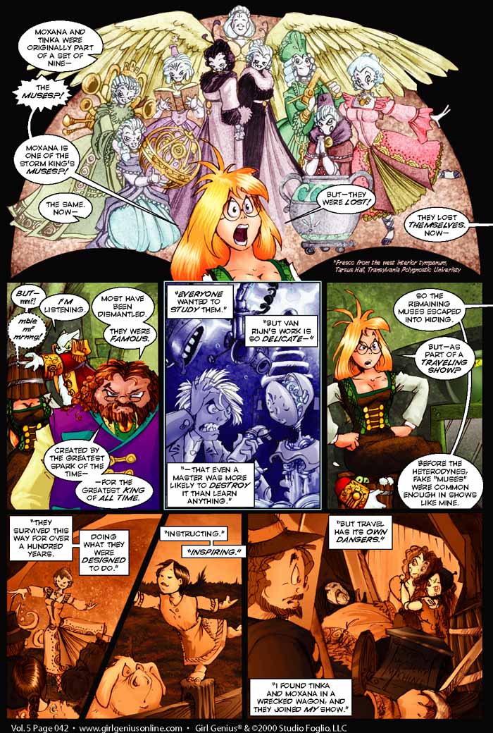 Read online Girl Genius (2002) comic -  Issue #5 - 42