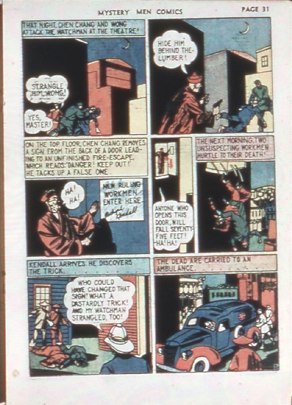 Read online Mystery Men Comics comic -  Issue #8 - 33