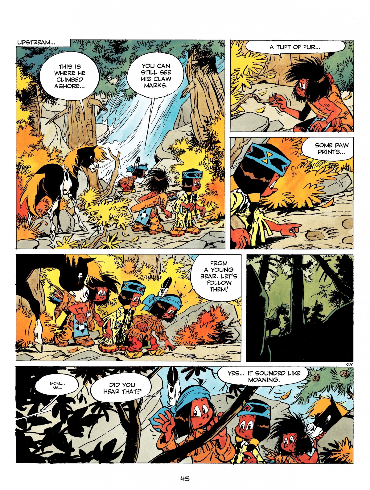 Read online Yakari comic -  Issue #10 - 45