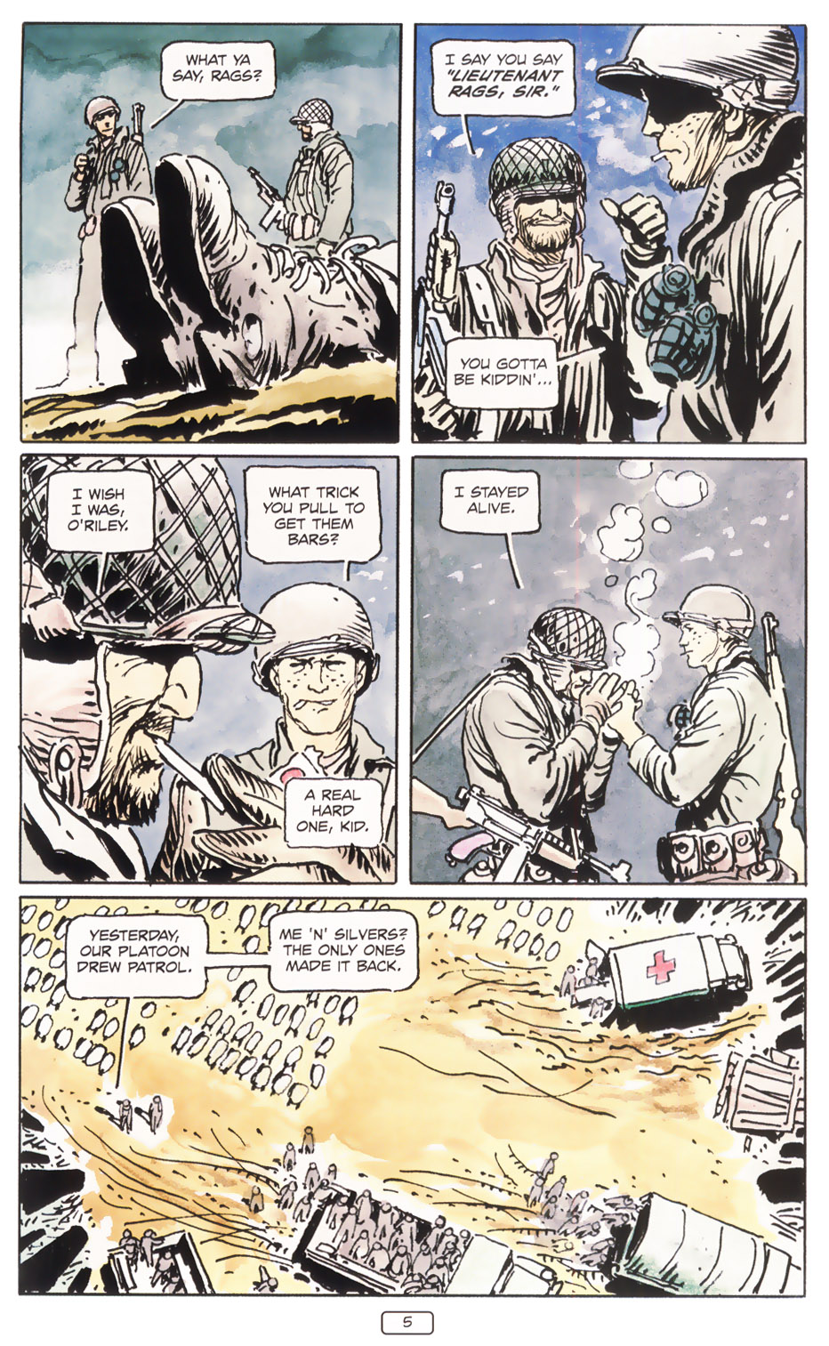 Read online Sgt. Rock: Between Hell & A Hard Place comic -  Issue # TPB - 11