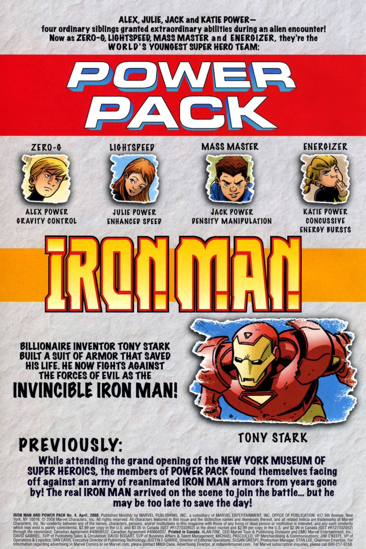 Read online Iron Man and Power Pack comic -  Issue #4 - 4