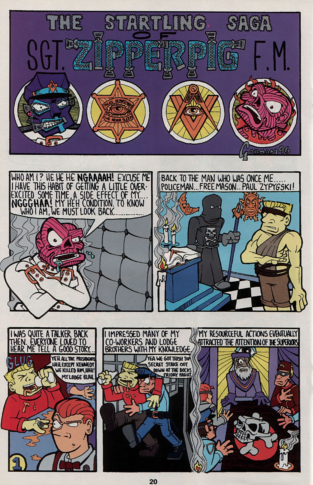Read online Slavepit Funnies Featuring Gwar comic -  Issue #4 - 22