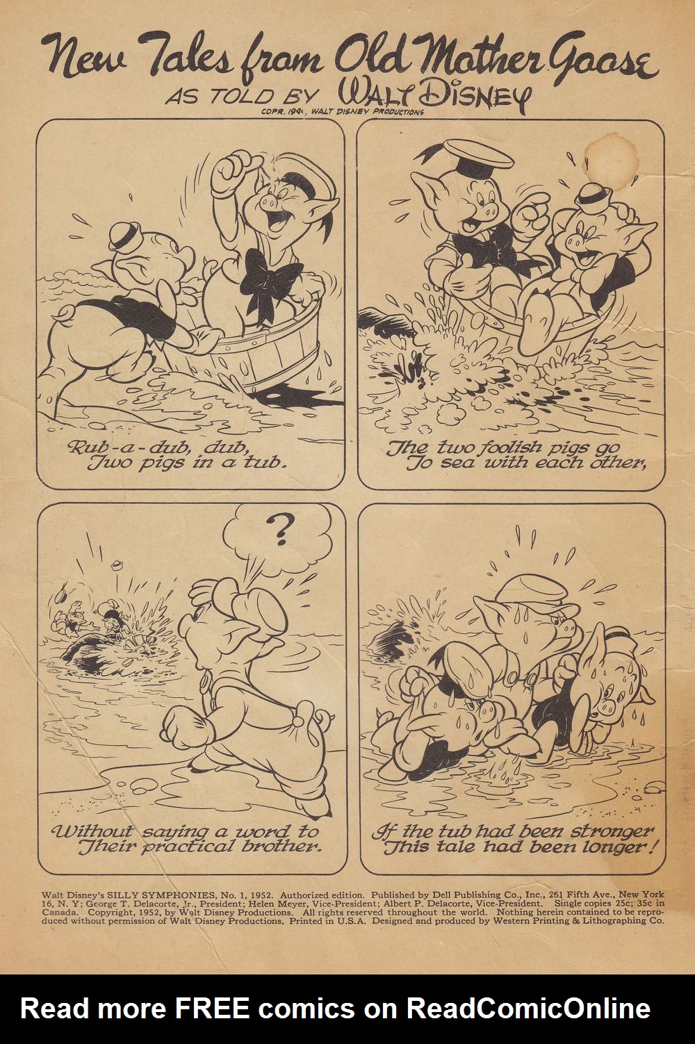 Read online Walt Disney's Silly Symphonies comic -  Issue #1 - 2