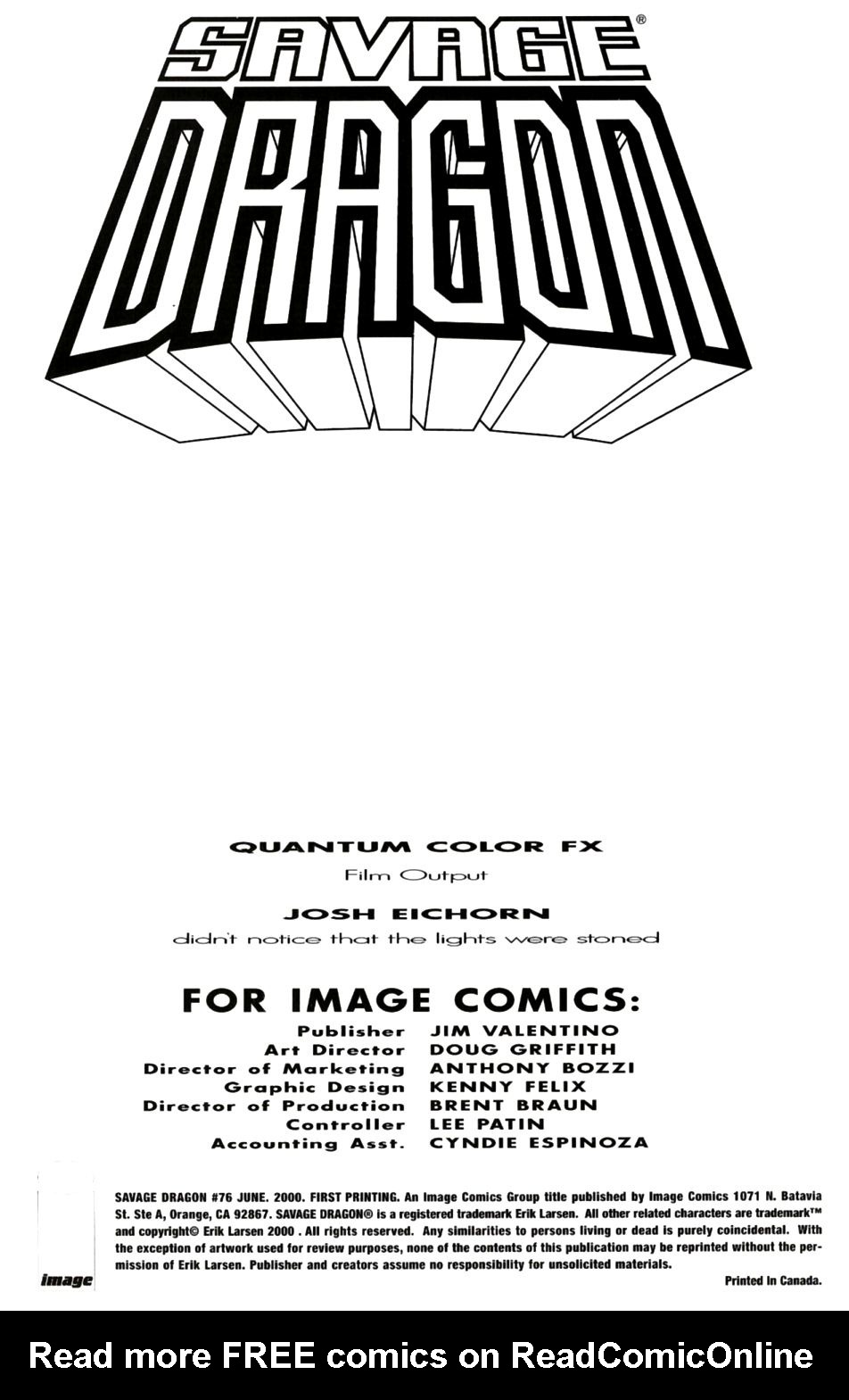 The Savage Dragon (1993) issue 76 - Page 2