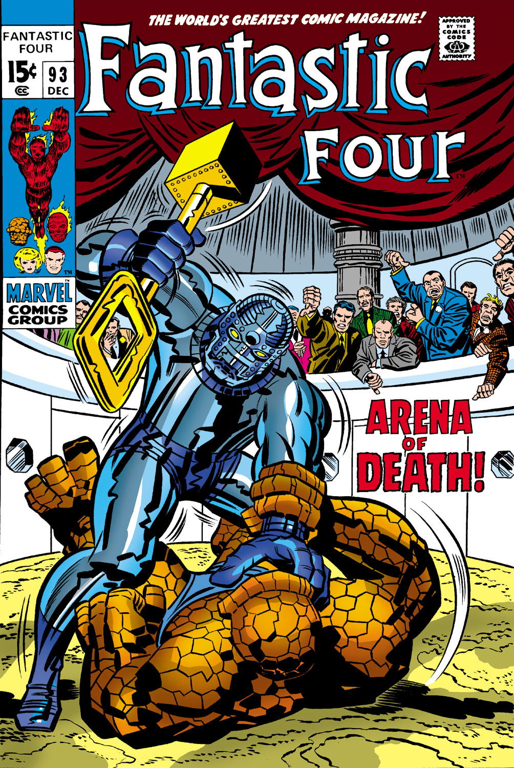 Read online Fantastic Four (1961) comic -  Issue #93 - 1