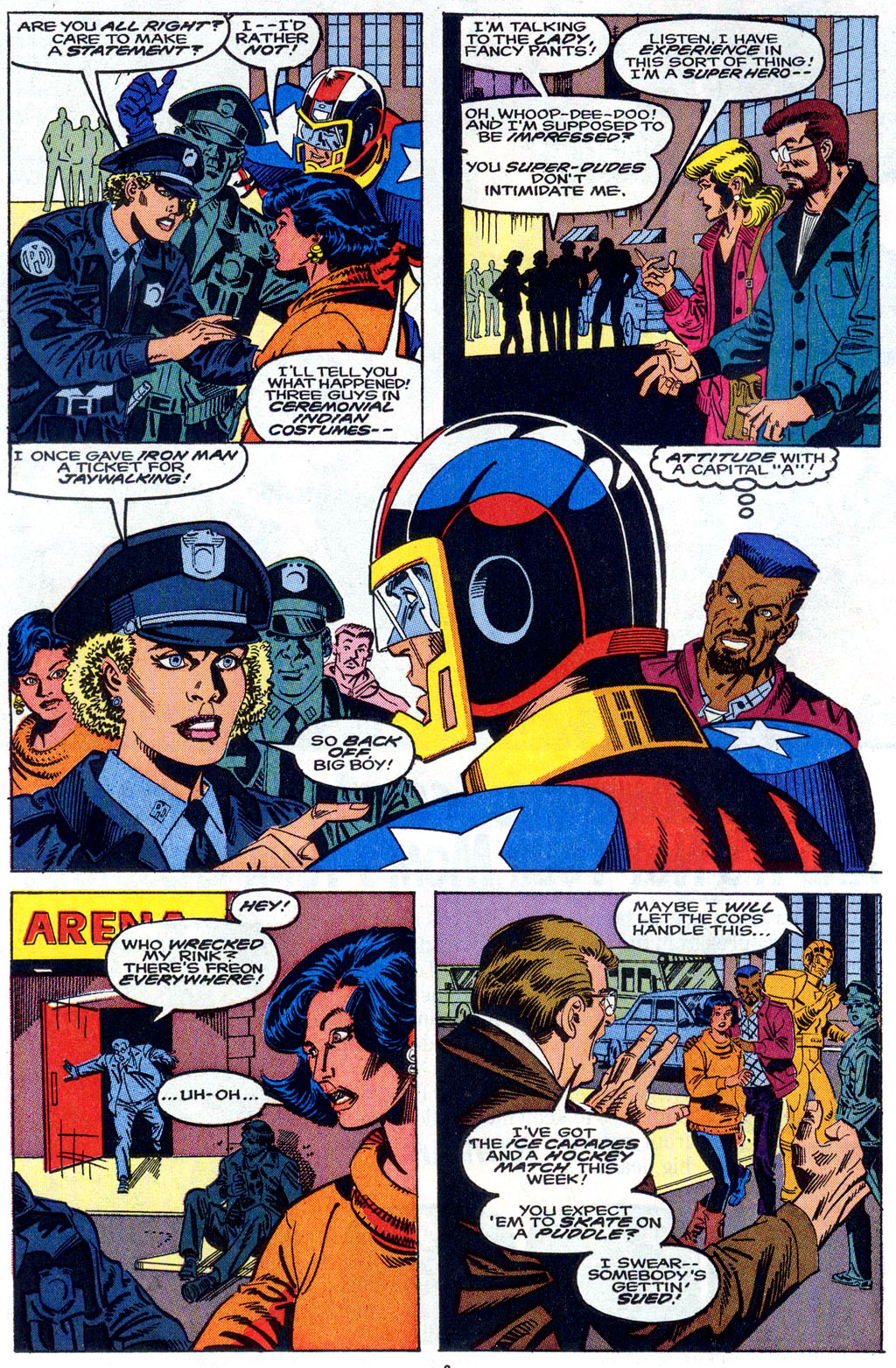 Read online NFL SuperPro comic -  Issue #6 - 7