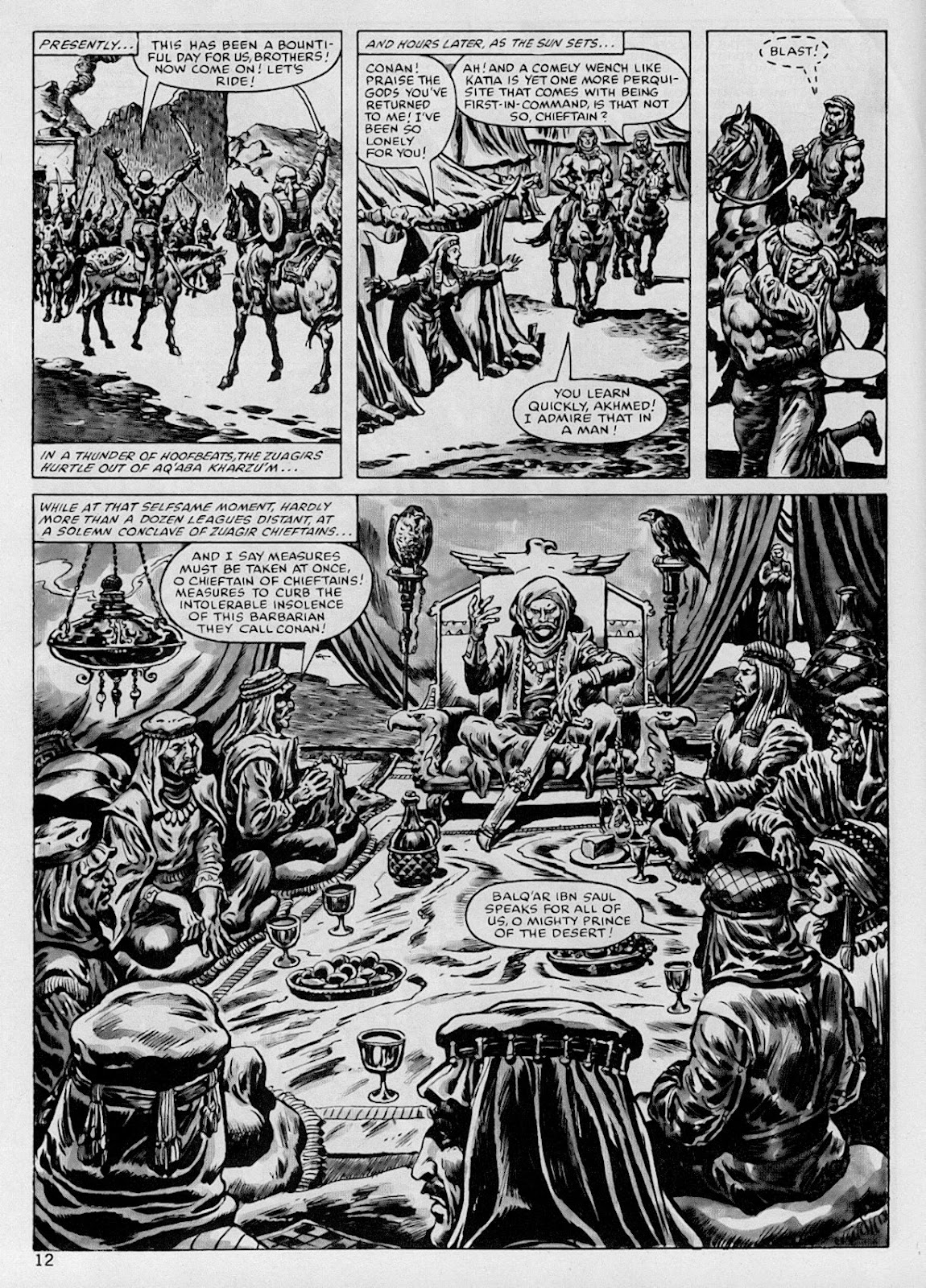 The Savage Sword Of Conan issue 102 - Page 12