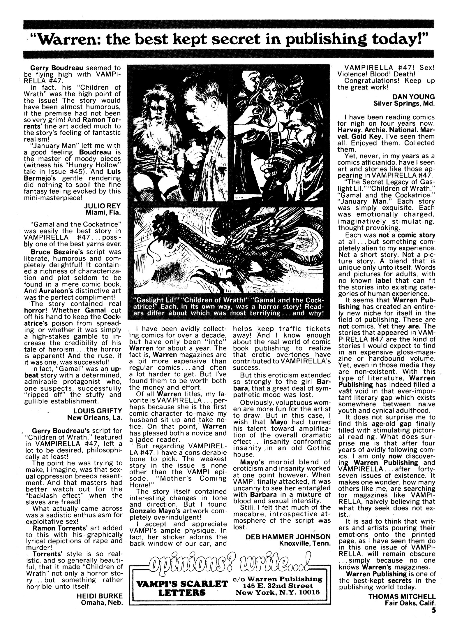 Read online Vampirella (1969) comic -  Issue #49 - 5