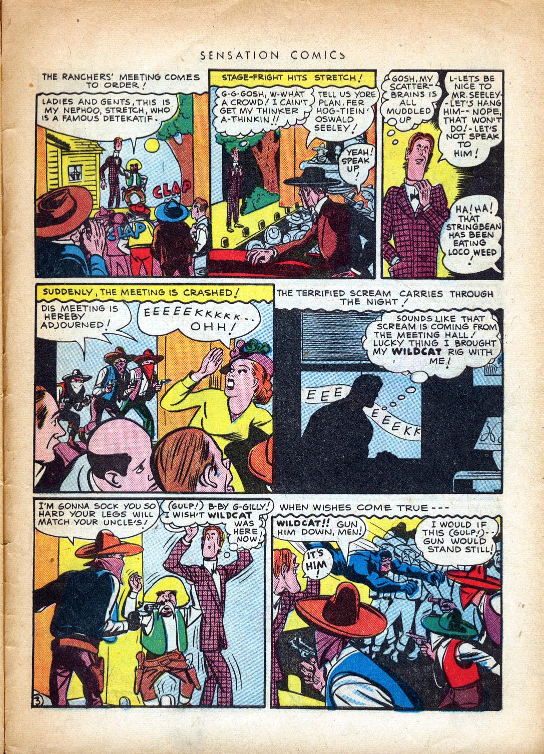 Read online Sensation (Mystery) Comics comic -  Issue #37 - 43