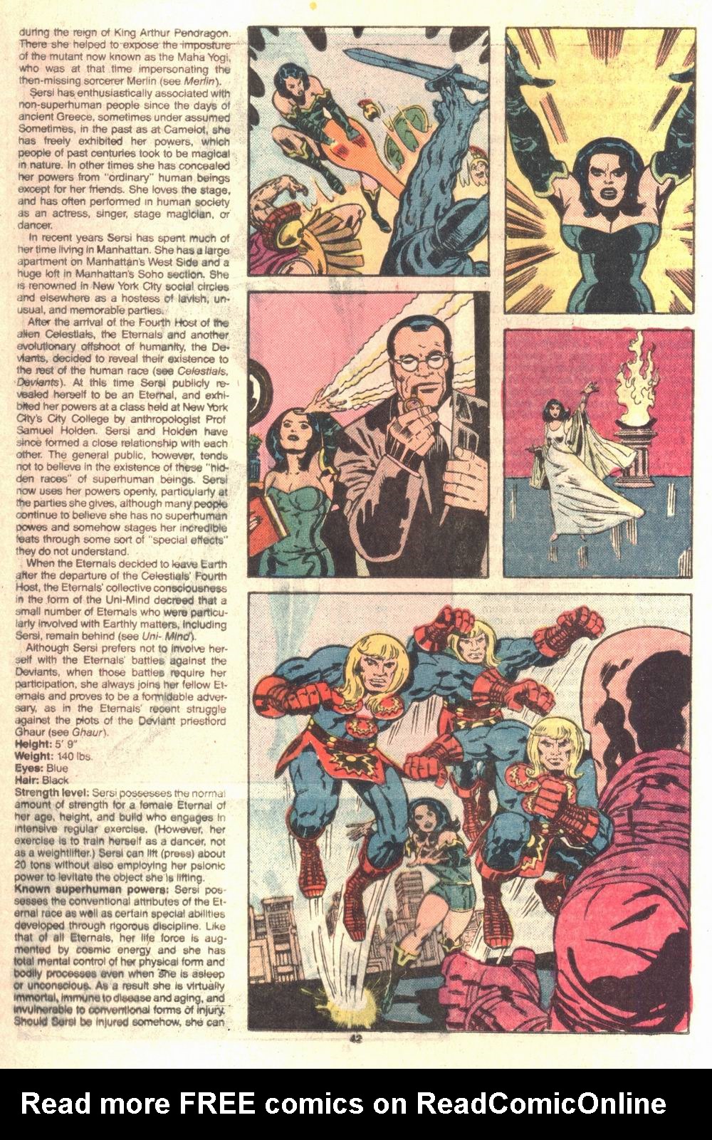 Read online The Official Handbook of the Marvel Universe Deluxe Edition comic -  Issue #11 - 44