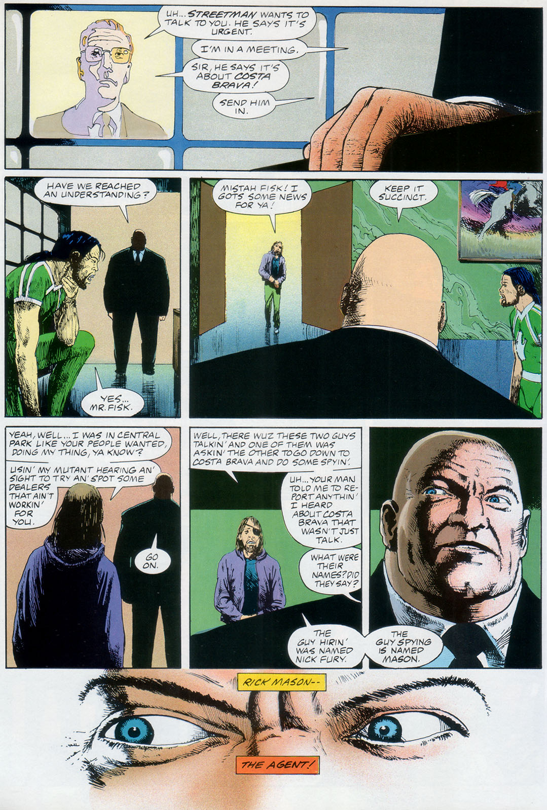 Read online Marvel Graphic Novel: Rick Mason, The Agent comic -  Issue # TPB - 30