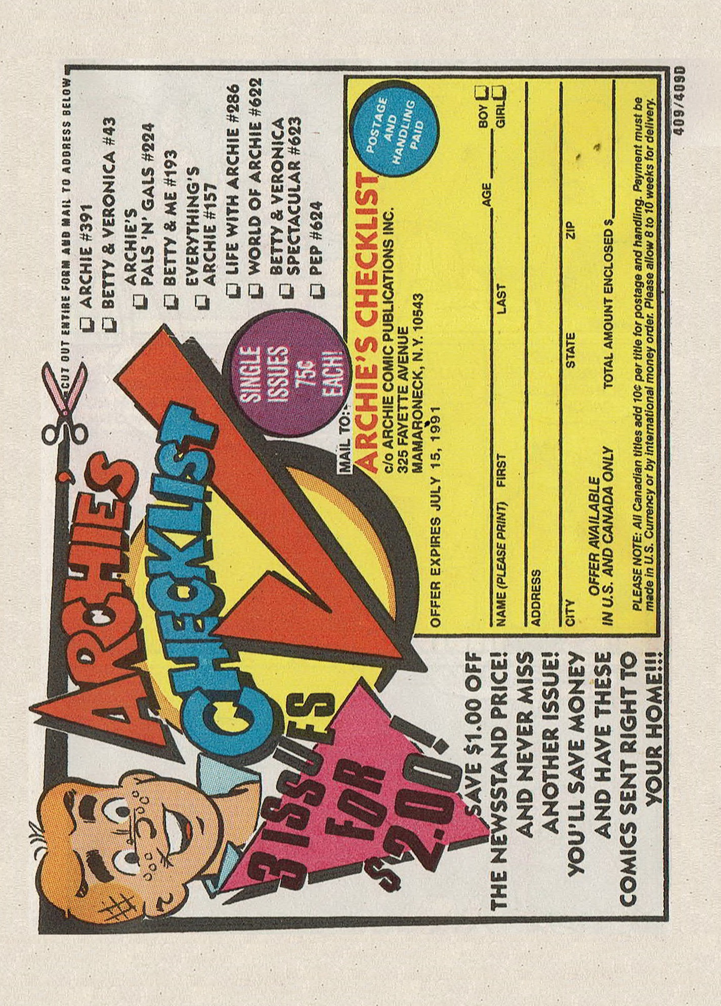 Read online Jughead Jones Comics Digest comic -  Issue #70 - 121