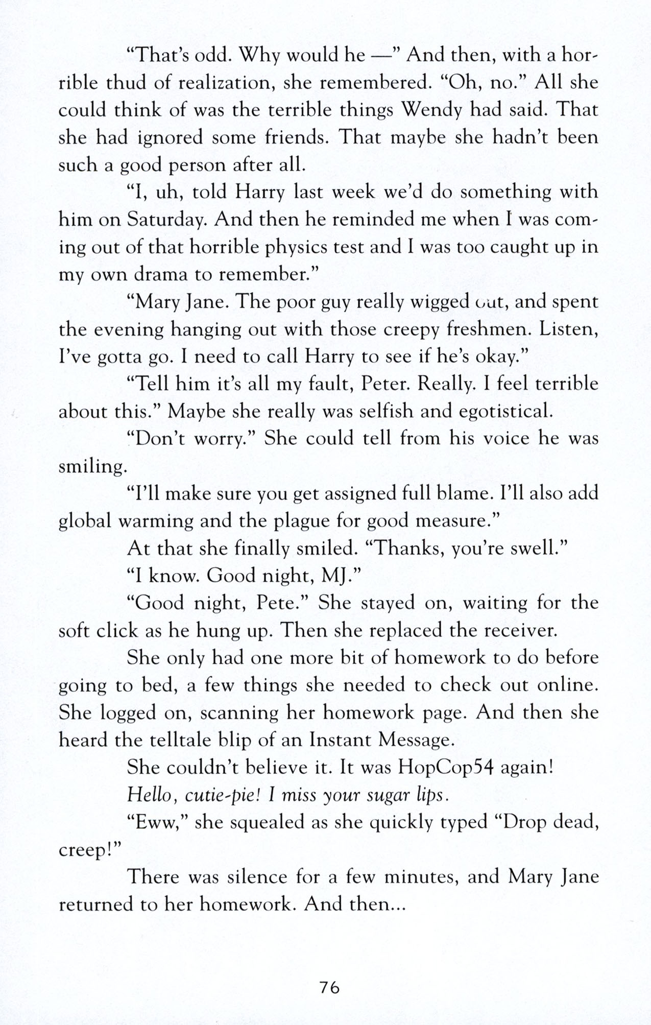 Read online Mary Jane (2003) comic -  Issue # TPB 2 (Part 1) - 86