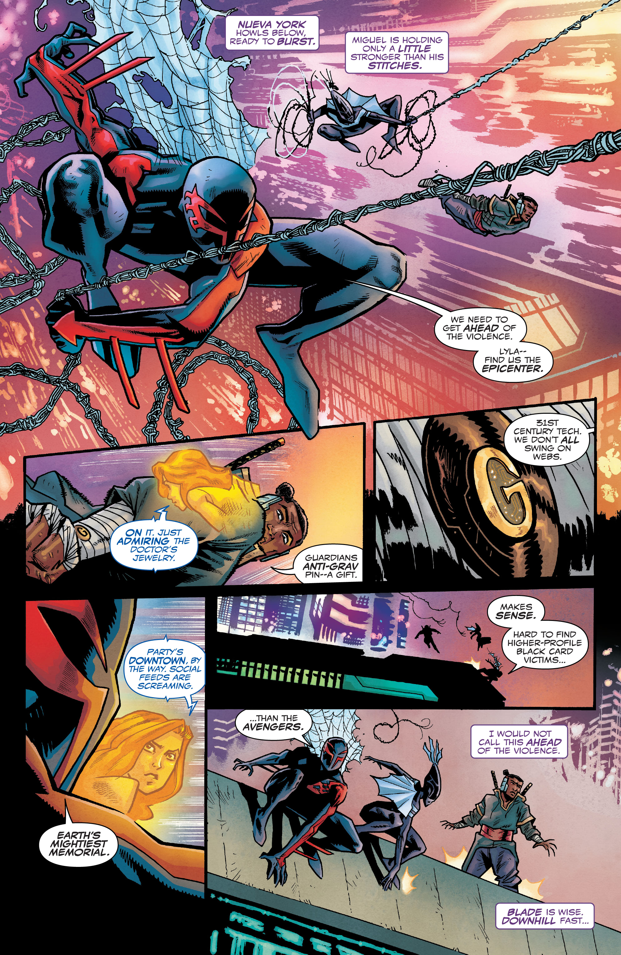 Read online Spider-Man 2099: Dark Genesis comic -  Issue #2 - 20