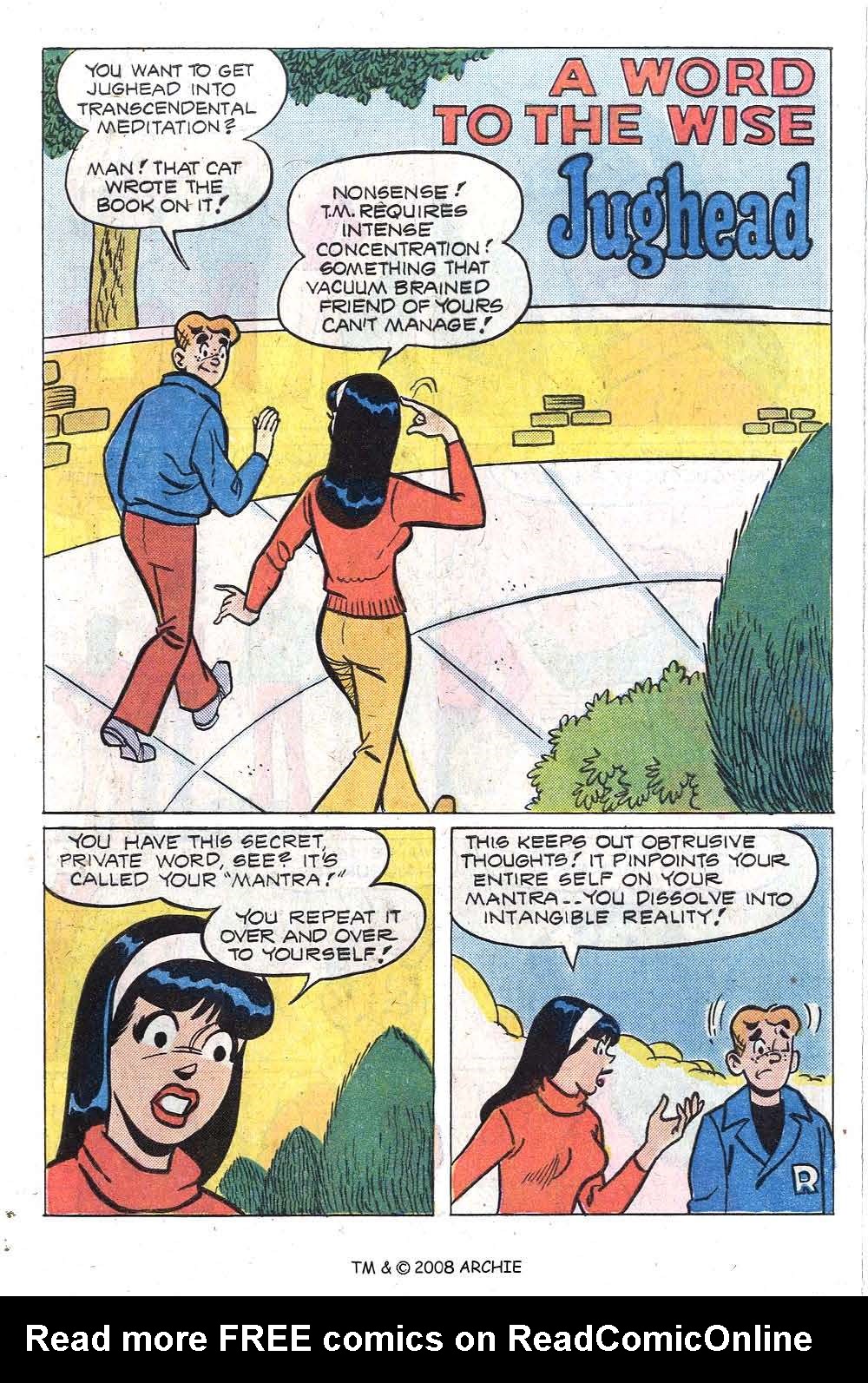 Read online Jughead (1965) comic -  Issue #262 - 29