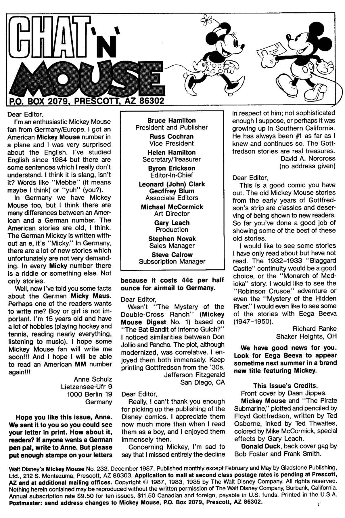 Read online Walt Disney's Mickey Mouse comic -  Issue #233 - 2