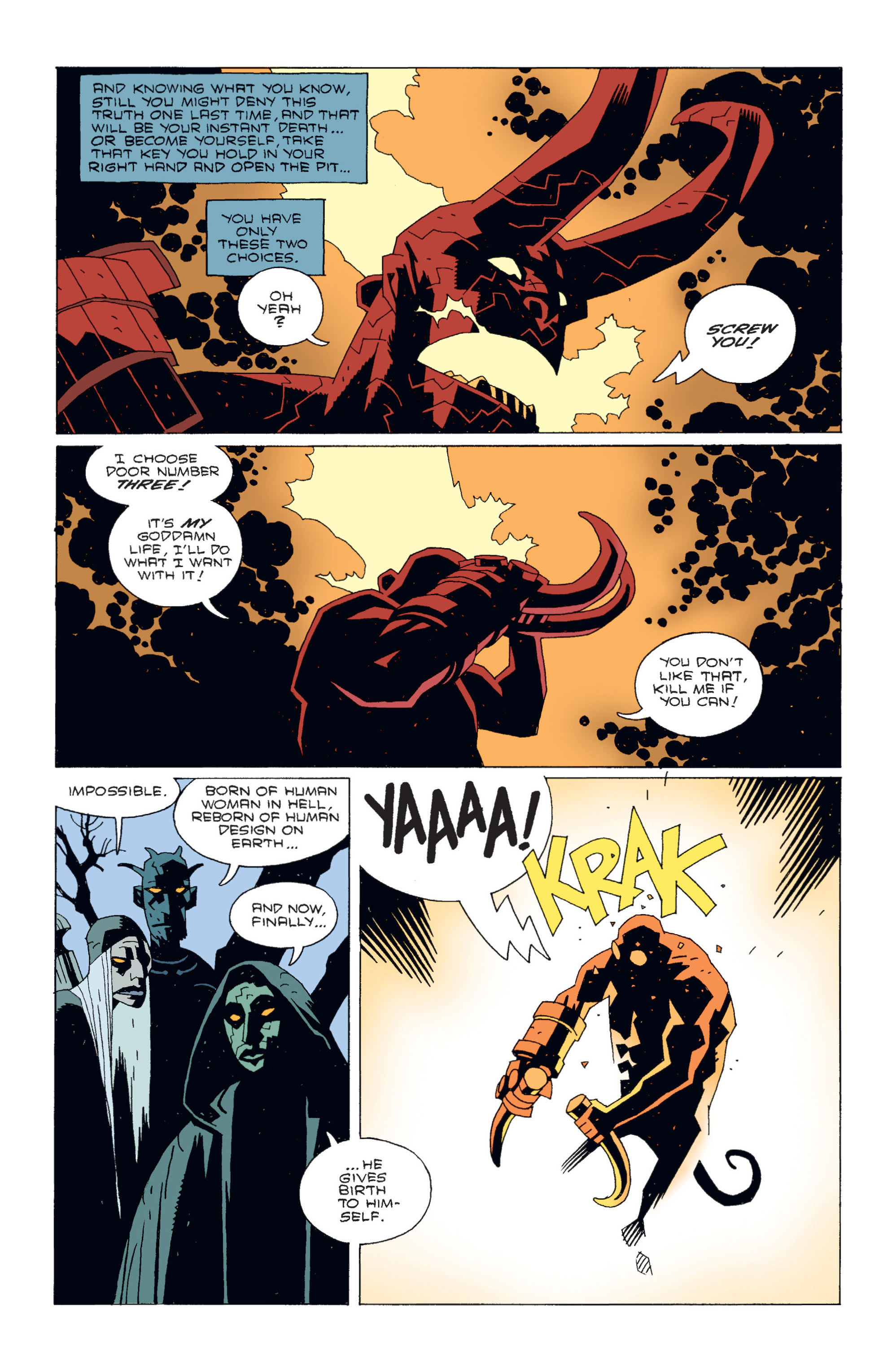 Read online Hellboy comic -  Issue #2 - 125