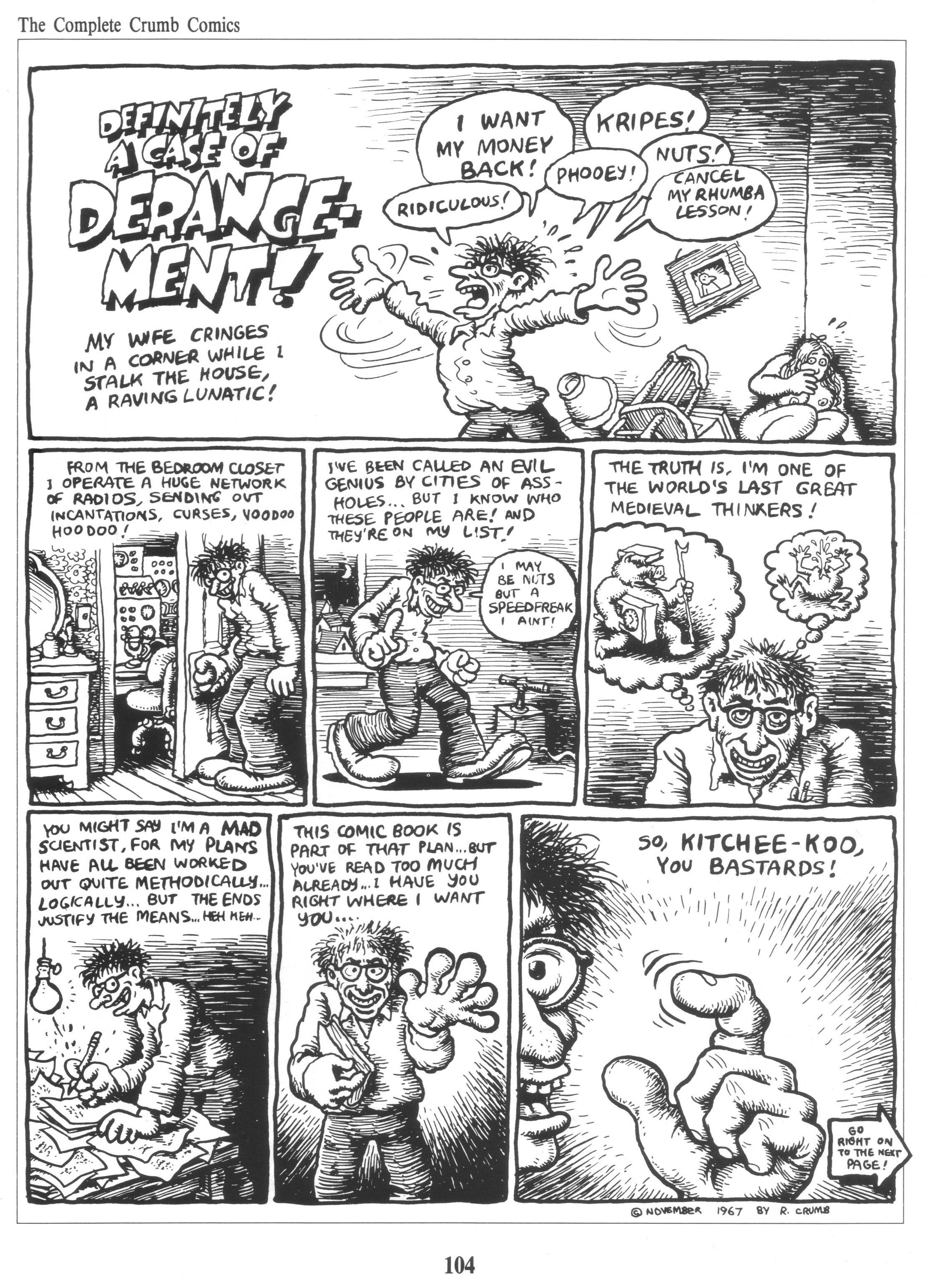 Read online The Complete Crumb Comics comic -  Issue # TPB 4 - 119